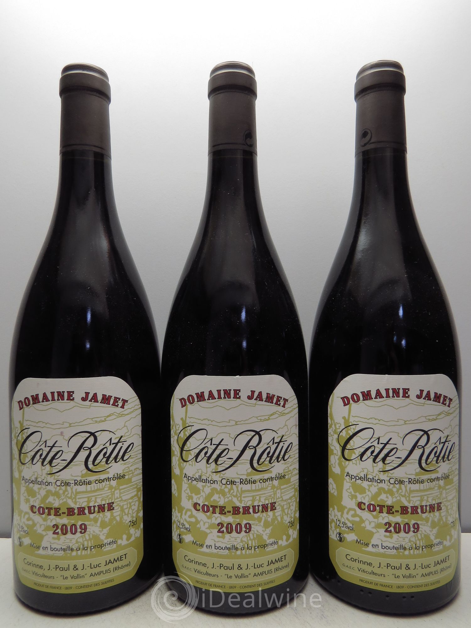 Côte-Rôtie Côte Brune Jamet (Domaine) 2009 - Lot de 3 bouteilles - 0