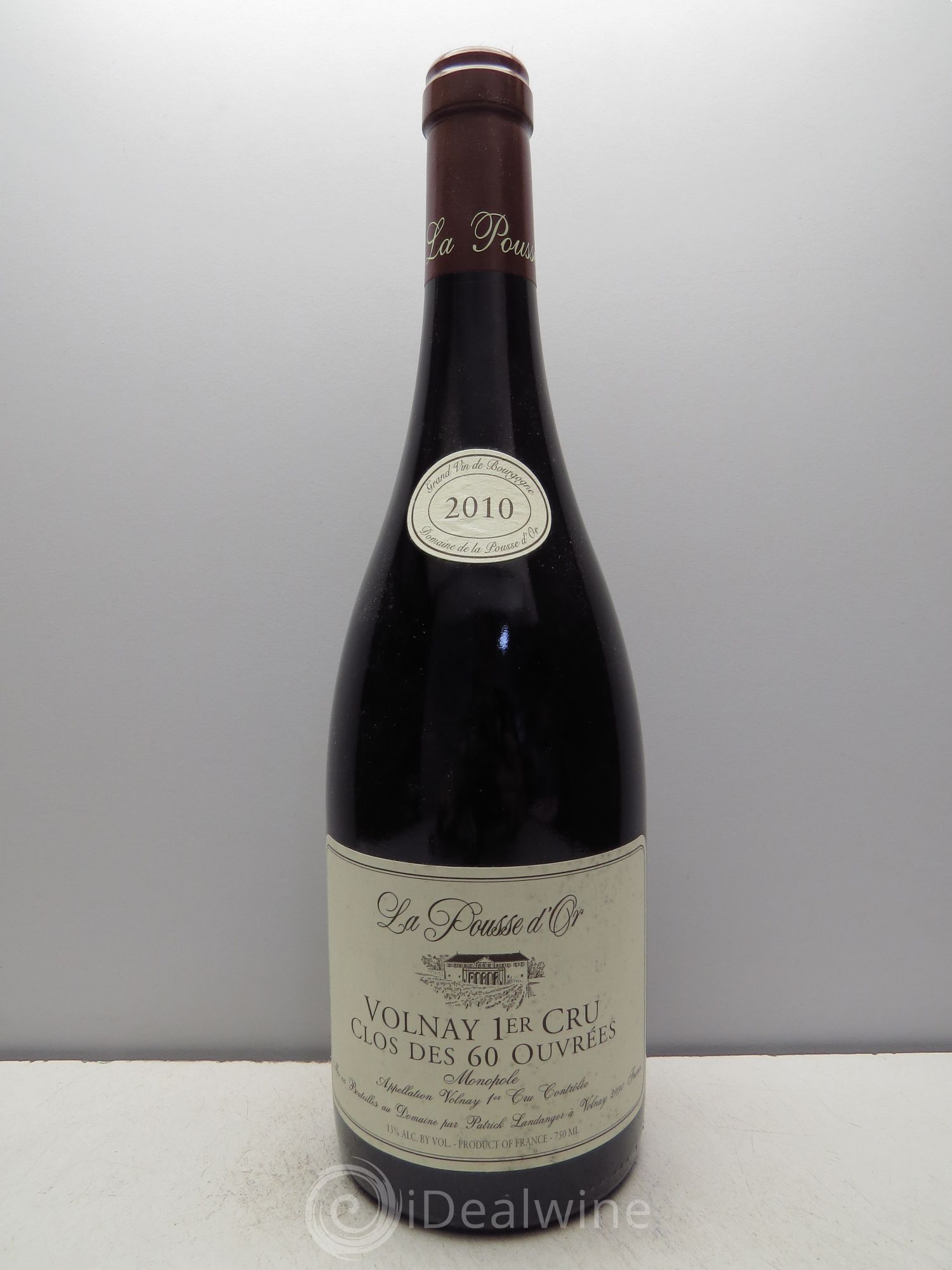 Volnay 1er Cru Clos des 60 ouvrées La Pousse d'Or (Domaine de) 2010 - Lot de 12 bouteilles - 0