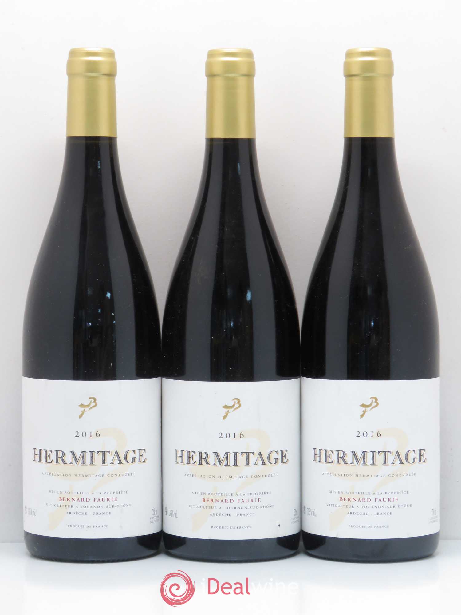 Hermitage Les Bessards et Le Méal - Bernard Faurie 2016 - Posten von 3 Flaschen - 0