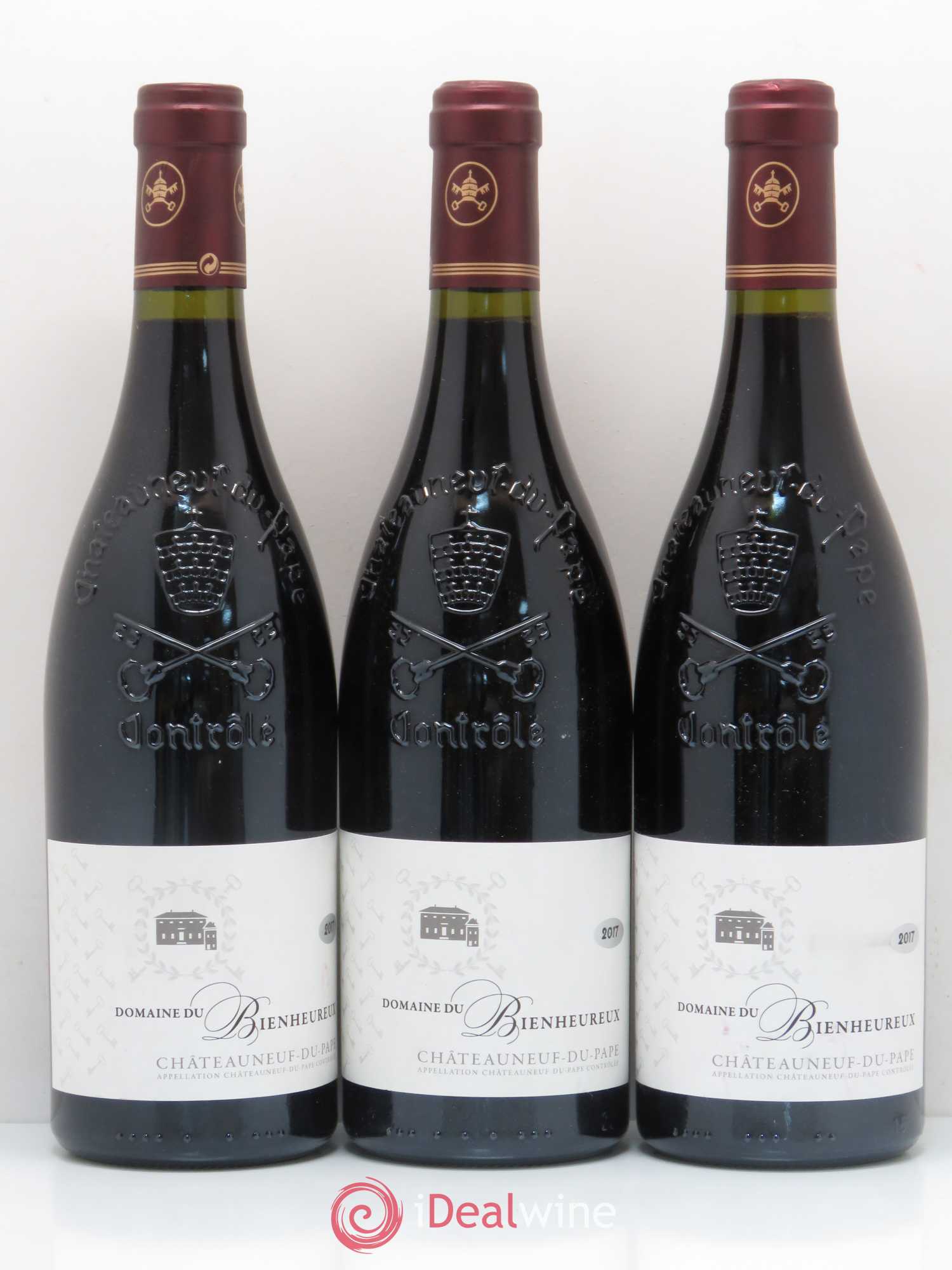 Châteauneuf-du-Pape Domaine du Bienheureux 2017 - Lot de 3 bouteilles - 0