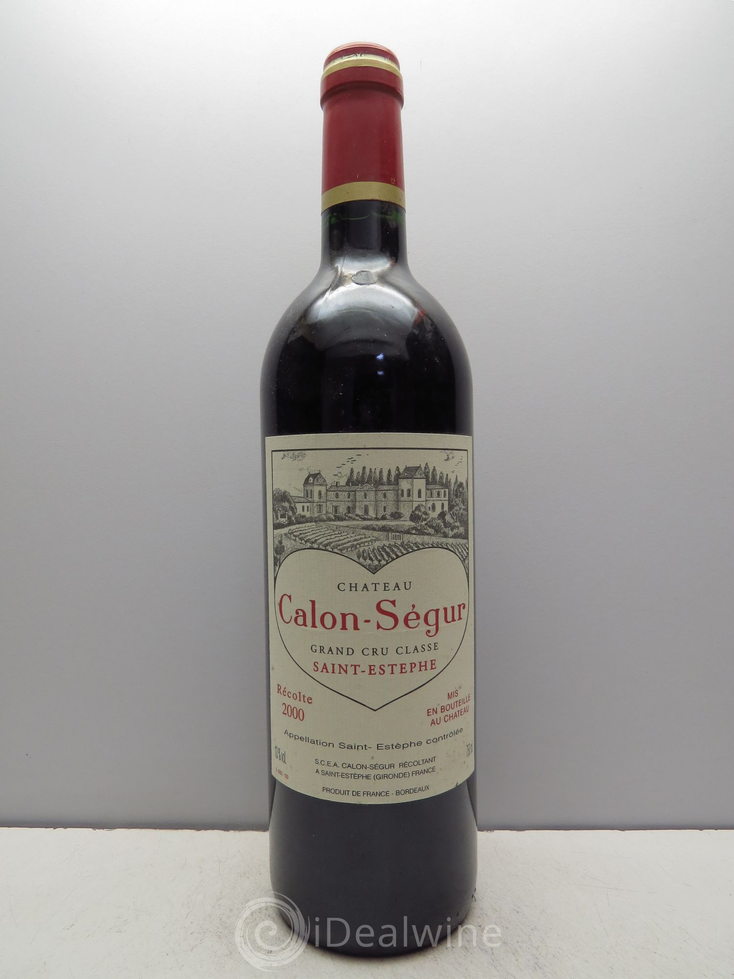 Château Calon Ségur 3ème Grand Cru Classé 2000 - Lot de 9 bouteilles - 0