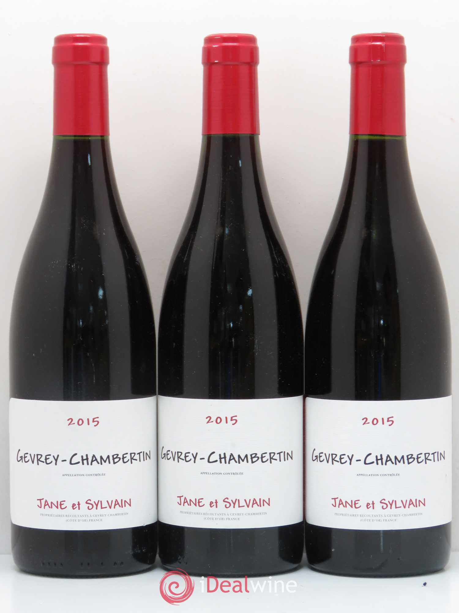 Gevrey-Chambertin Jane et Sylvain 2015 - Posten von 6 Flaschen - 1