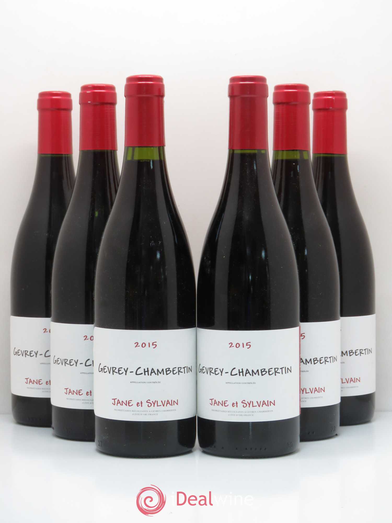 Gevrey-Chambertin Jane et Sylvain 2015 - Posten von 6 Flaschen - 0