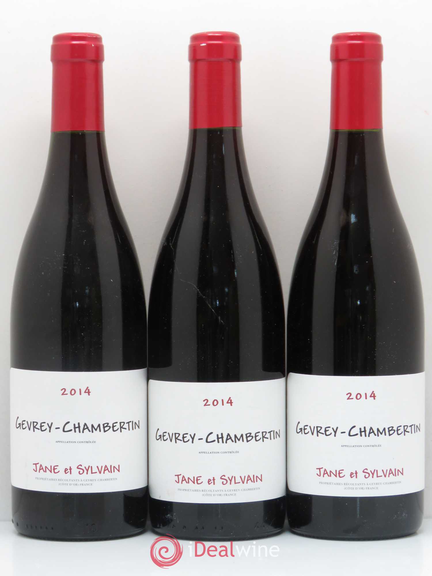 Gevrey-Chambertin Jane et Sylvain 2014 - Posten von 3 Flaschen - 0
