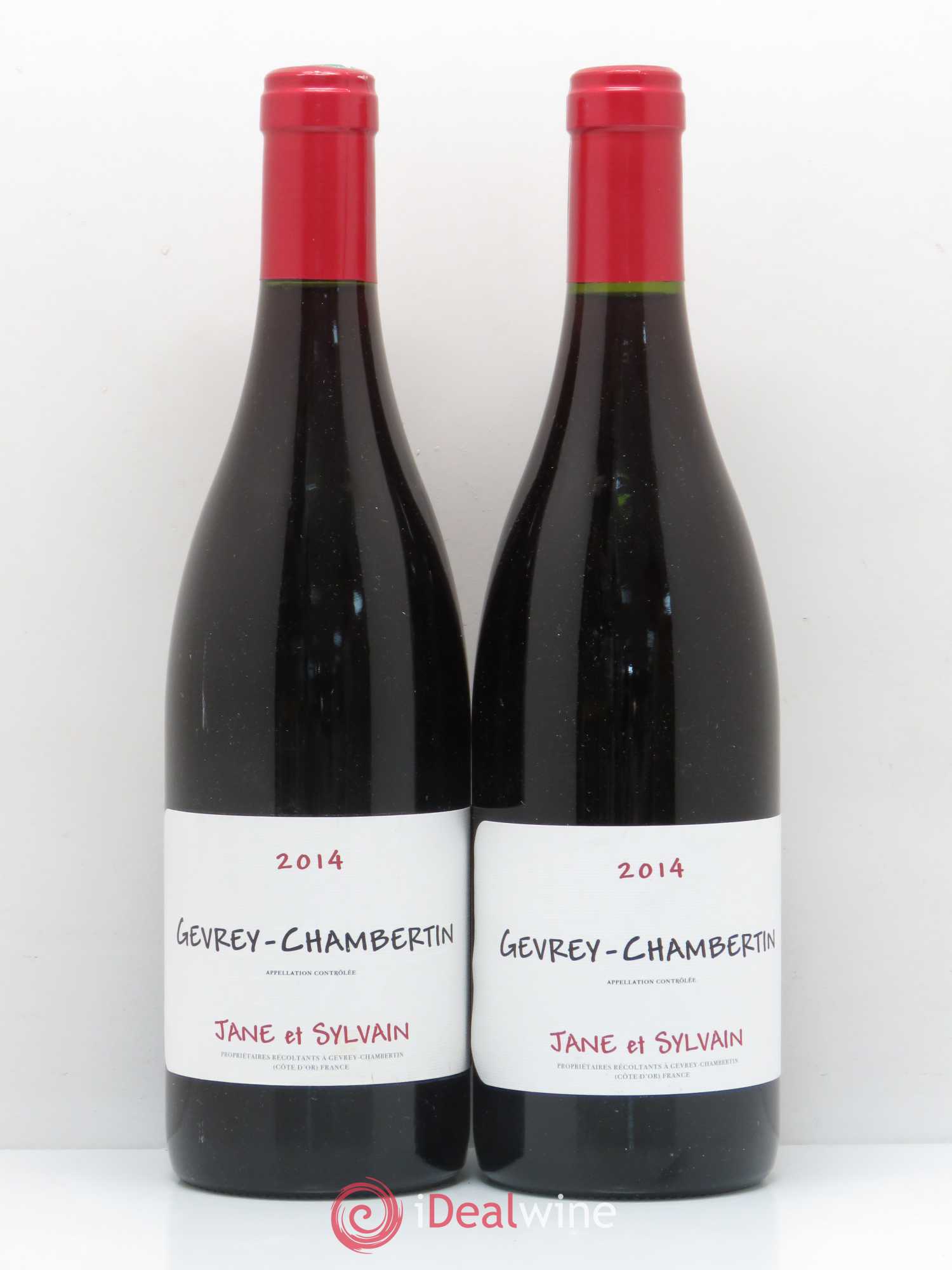 Gevrey-Chambertin Jane et Sylvain 2014 - Posten von 2 Flaschen - 0