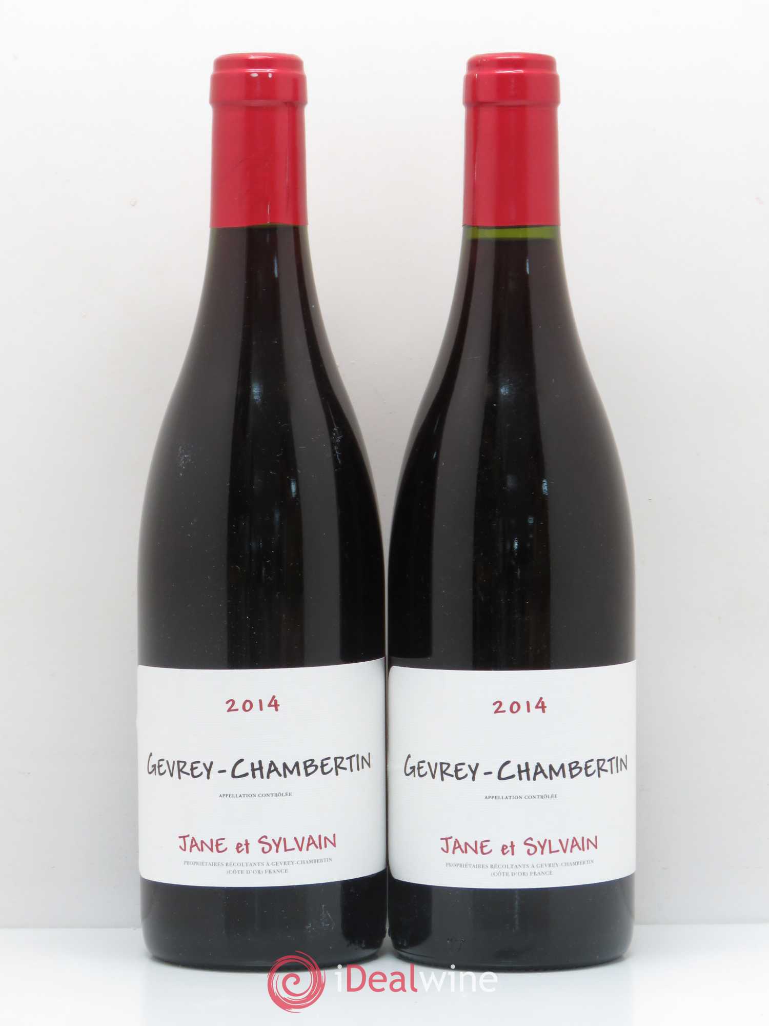 Gevrey-Chambertin Jane et Sylvain 2014 - Posten von 2 Flaschen - 0