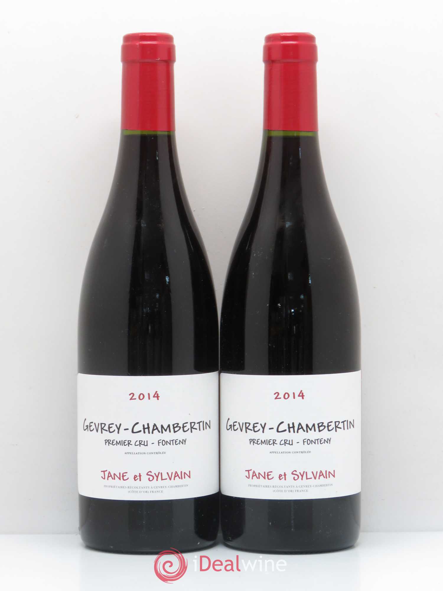 Gevrey-Chambertin 1er Cru Fonteny Jane et Sylvain 2014 - Posten von 2 Flaschen - 0