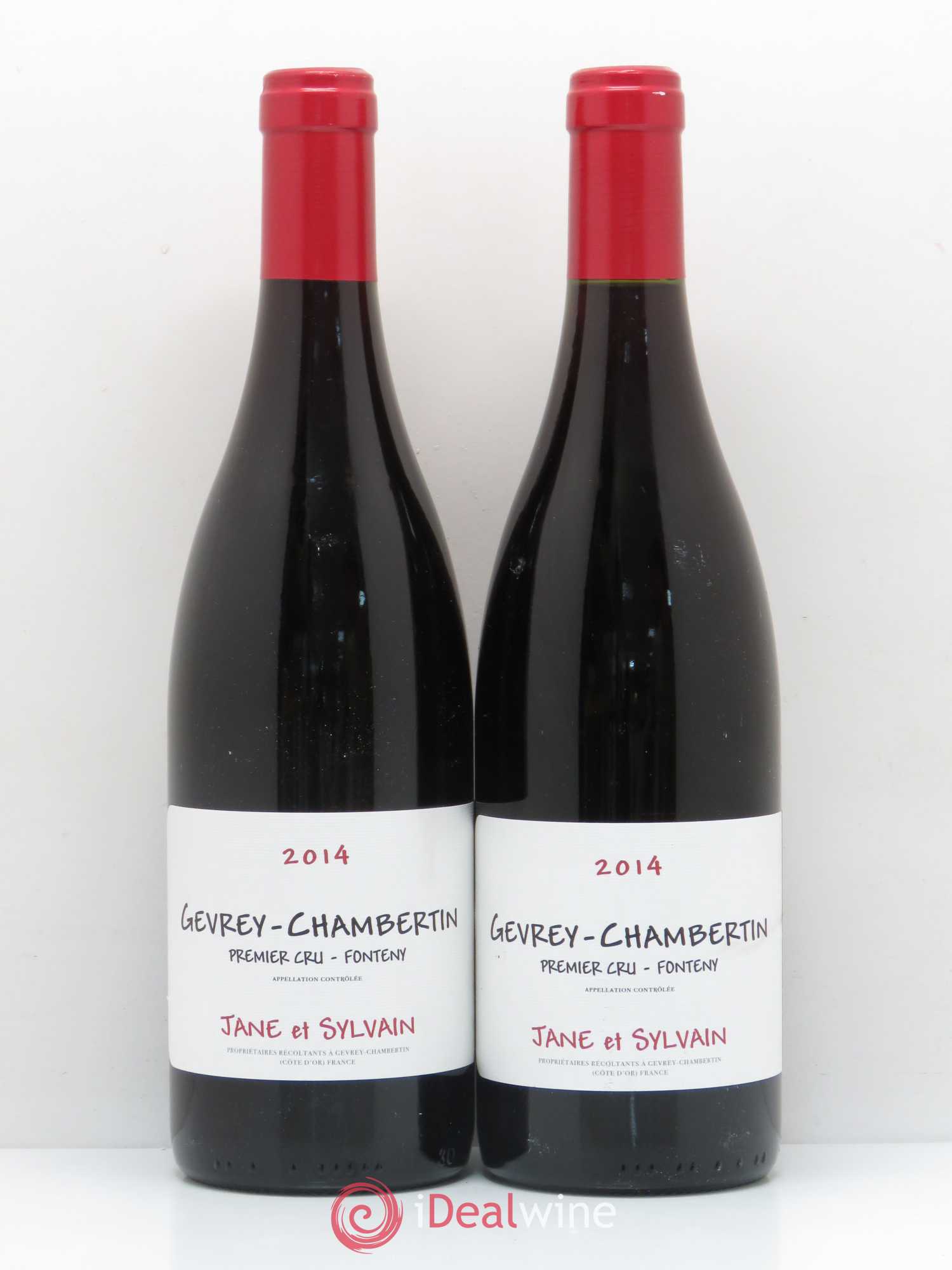Gevrey-Chambertin 1er Cru Fonteny Jane et Sylvain 2014 - Posten von 2 Flaschen - 0