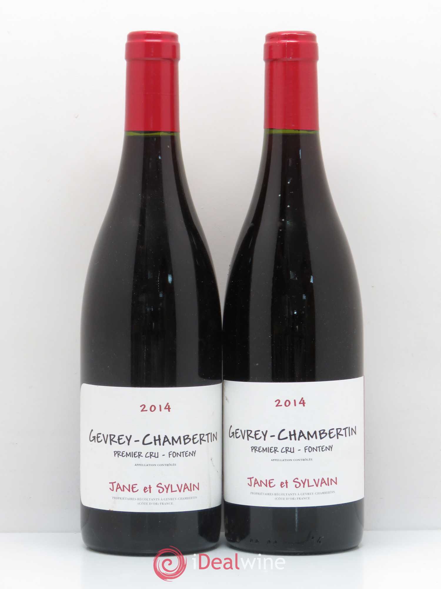 Gevrey-Chambertin 1er Cru Fonteny Jane et Sylvain 2014 - Posten von 2 Flaschen - 0