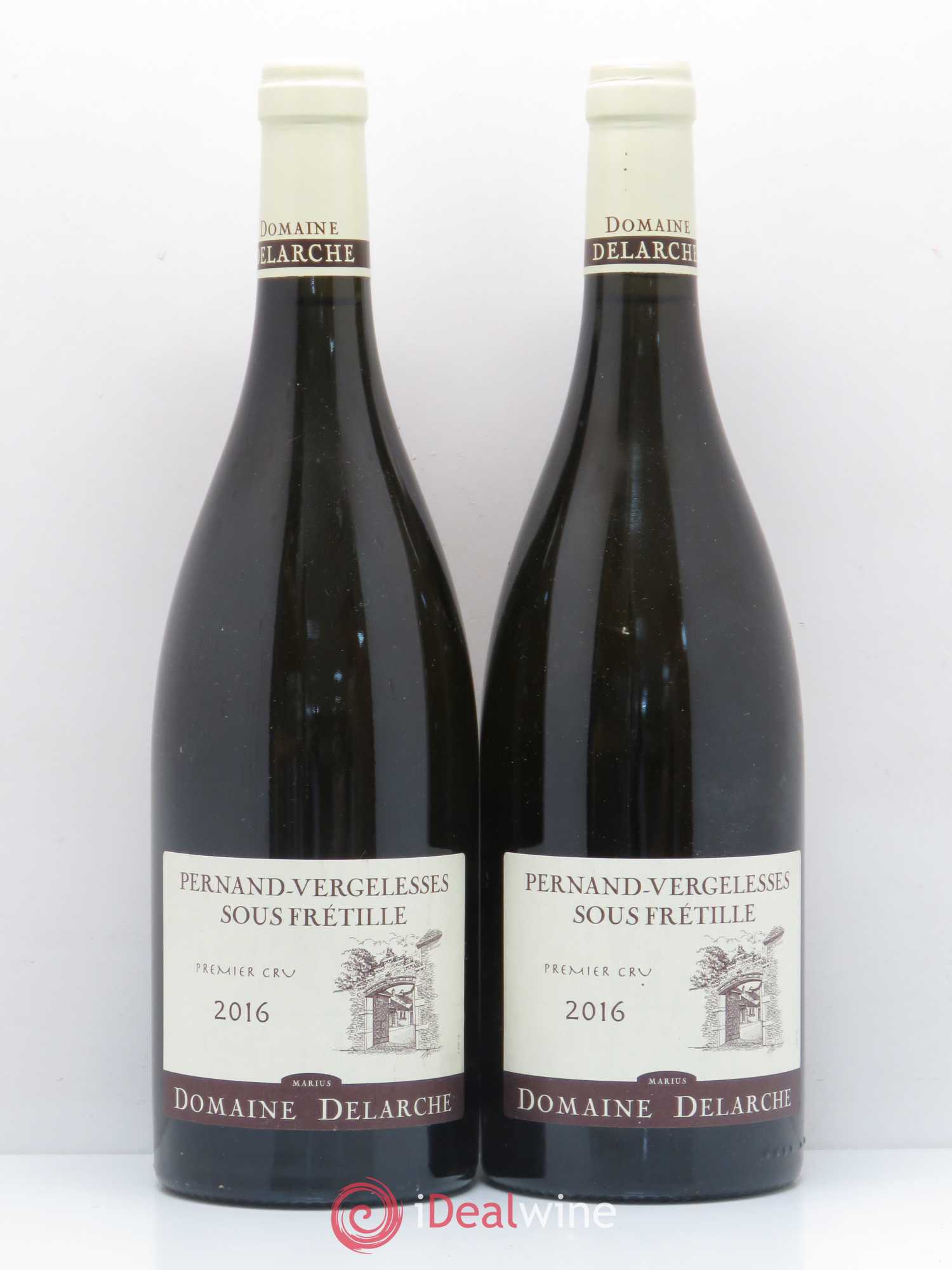 Pernand-Vergelesses 1er Cru Sous Frétille Domaine Marius Delarche 2016 - Posten von 2 Flaschen - 0
