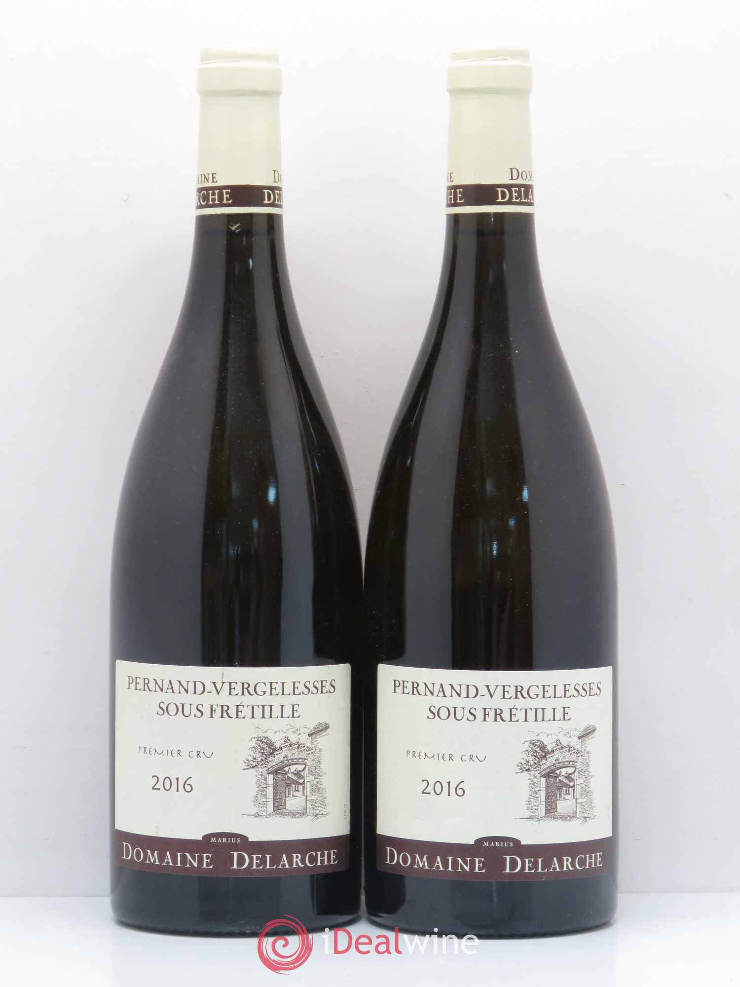 Pernand-Vergelesses 1er Cru Sous Frétille Domaine Marius Delarche 2016 - Posten von 2 Flaschen - 0