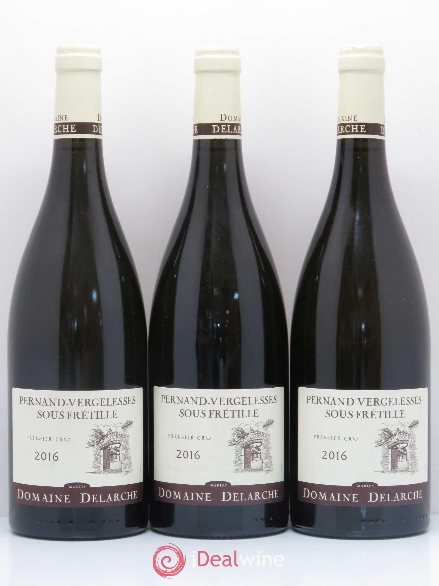 Pernand-Vergelesses 1er Cru Sous Frétille Domaine Marius Delarche 2016 - Posten von 6 Flaschen - 1