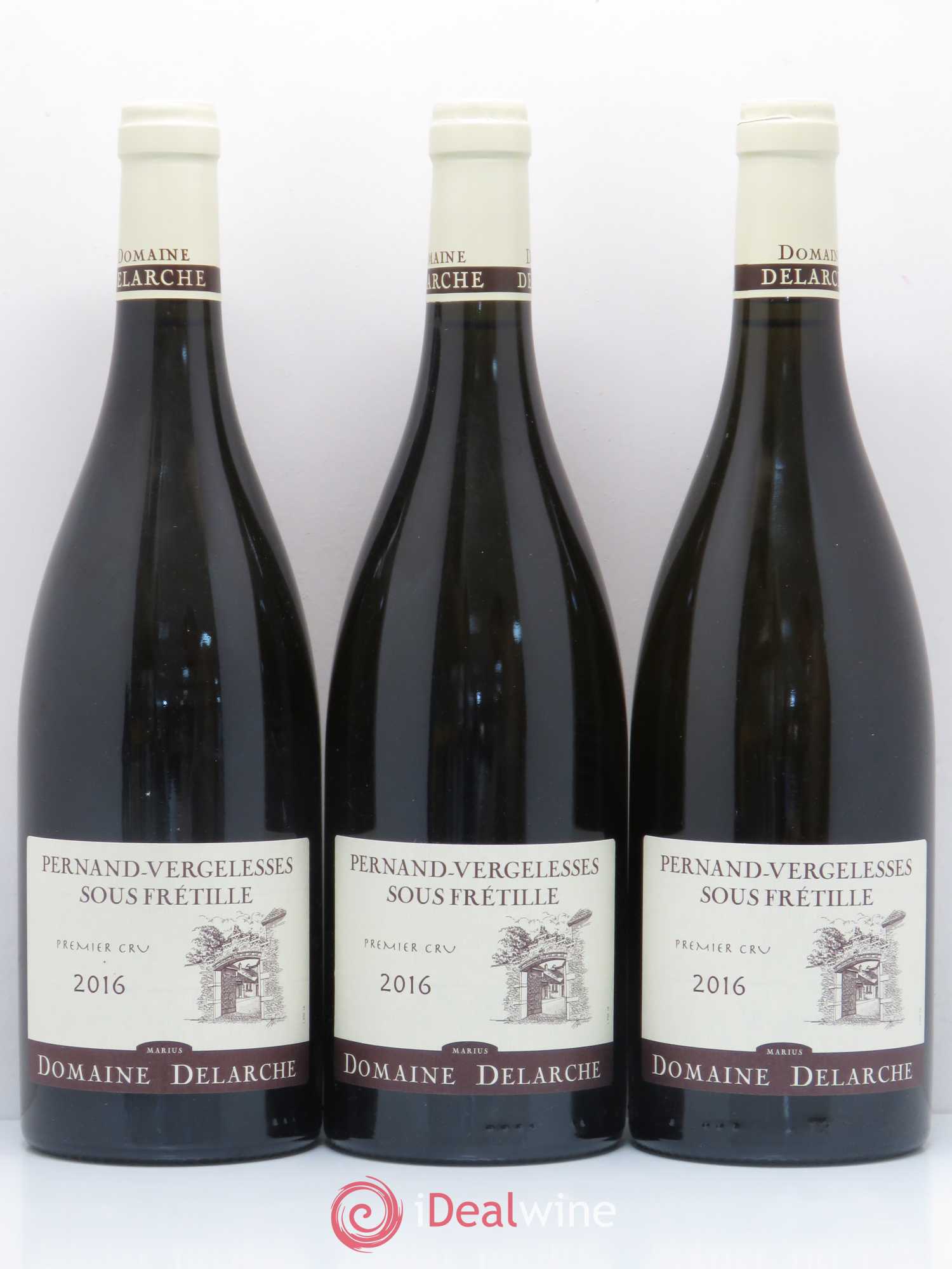 Pernand-Vergelesses 1er Cru Sous Frétille Domaine Marius Delarche 2016 - Posten von 6 Flaschen - 2