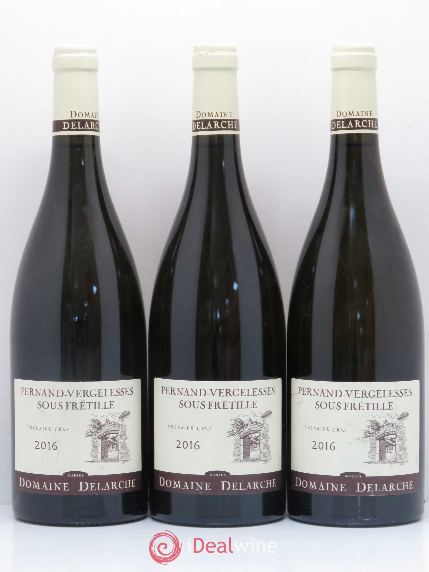 Pernand-Vergelesses 1er Cru Sous Frétille Domaine Marius Delarche 2016 - Posten von 3 Flaschen - 0