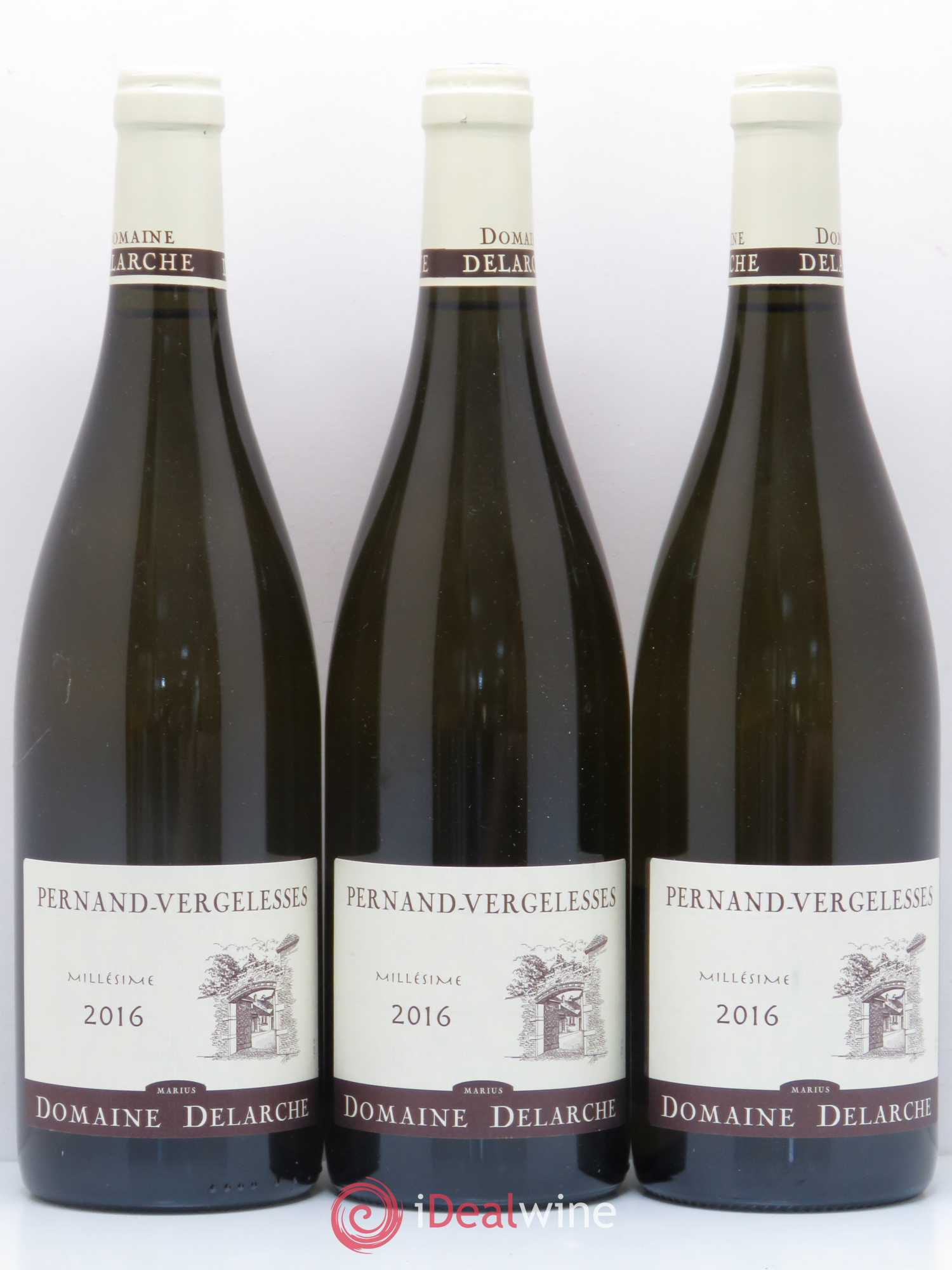 Pernand-Vergelesses Domaine Marius Delarche 2016 - Posten von 6 Flaschen - 2