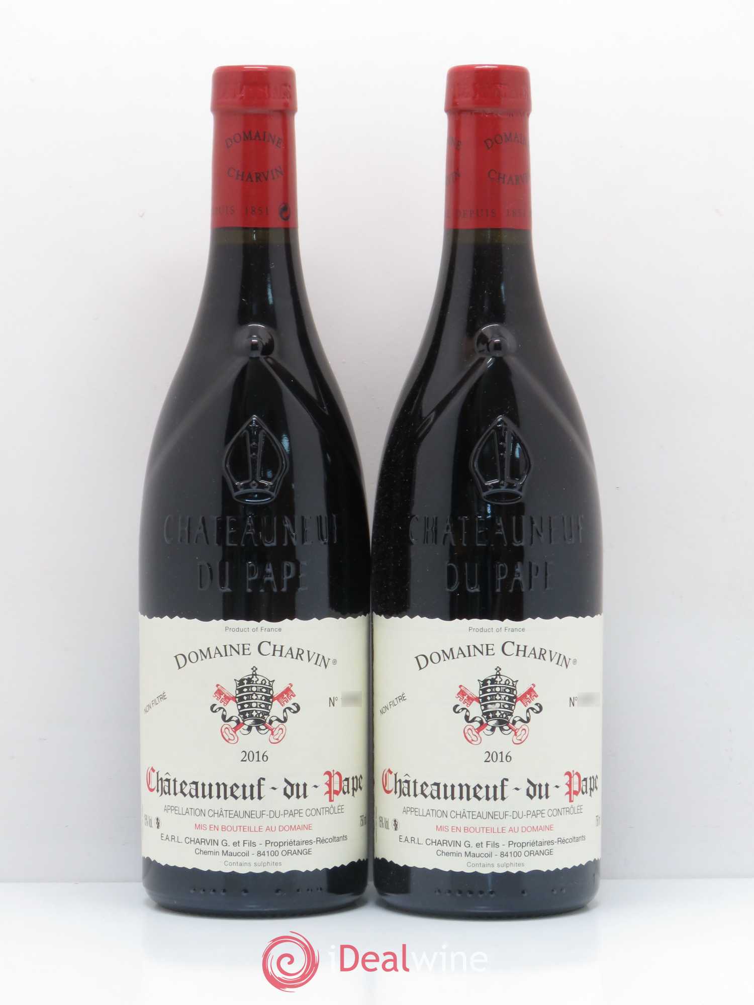 Châteauneuf-du-Pape Charvin (Domaine) 2016 - Lot de 2 bouteilles - 0