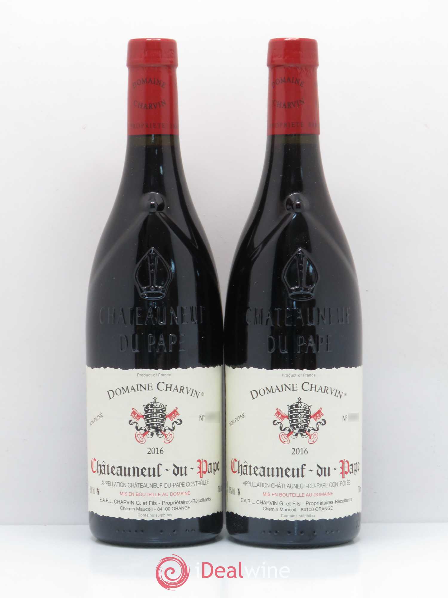 Châteauneuf-du-Pape Charvin (Domaine) 2016 - Lot de 2 bouteilles - 0