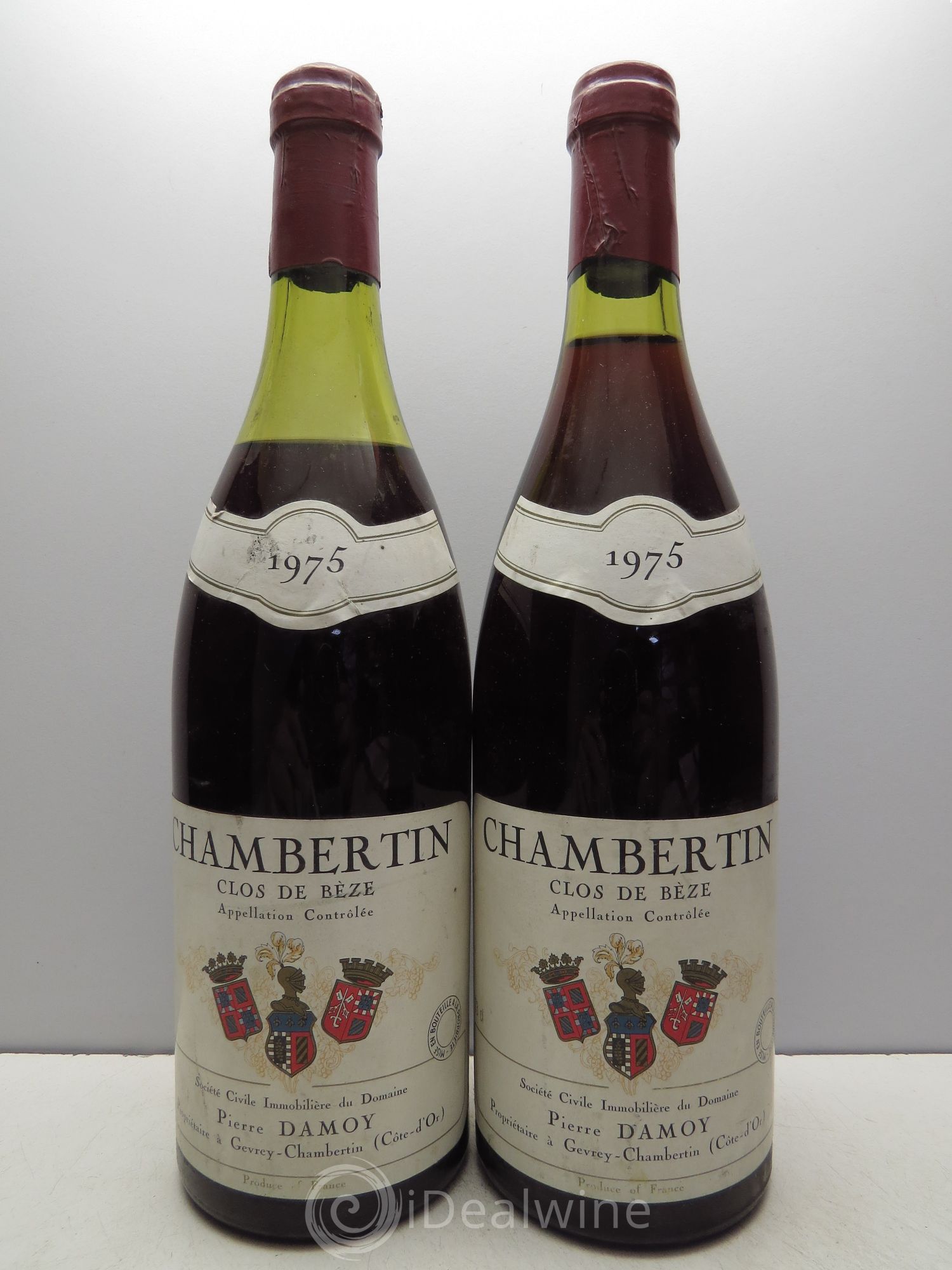 Chambertin Clos de Bèze Grand Cru Pierre Damoy 1975 - Lot de 2 bouteilles - 0