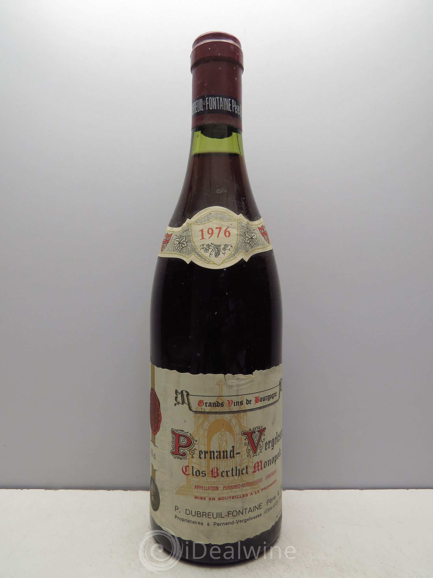 Pernand-Vergelesses Clos Berthet 1976 - Lot de 1 bouteille - 0