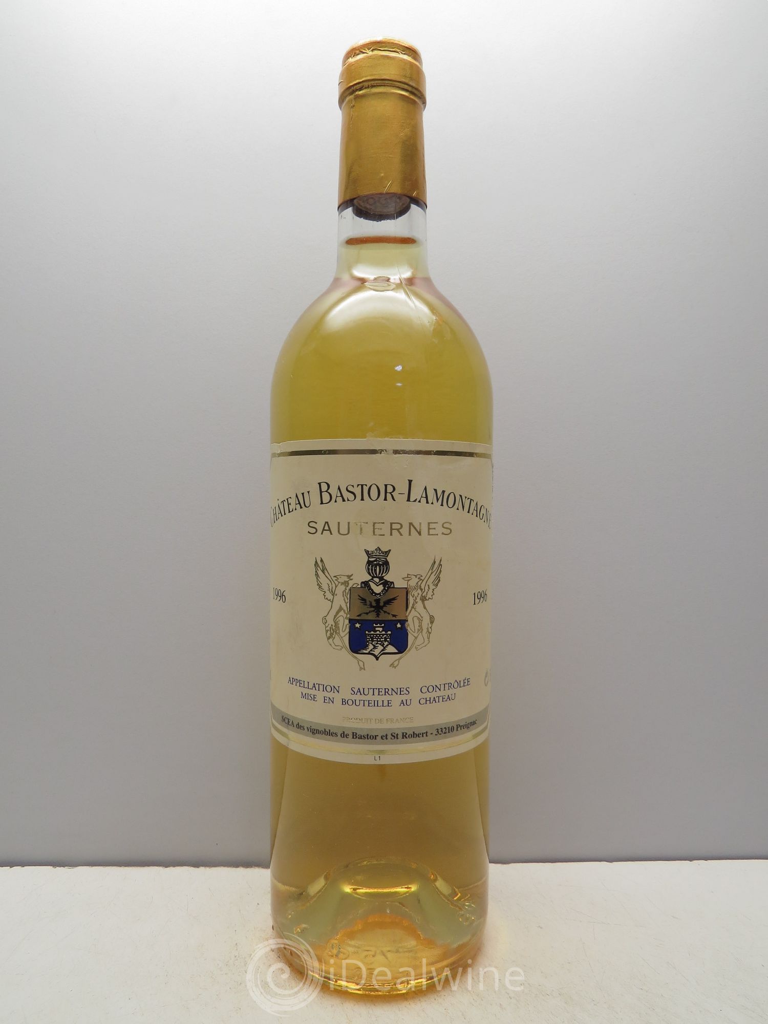 Château Bastor Lamontagne 1996 - Lot de 1 bouteille - 0