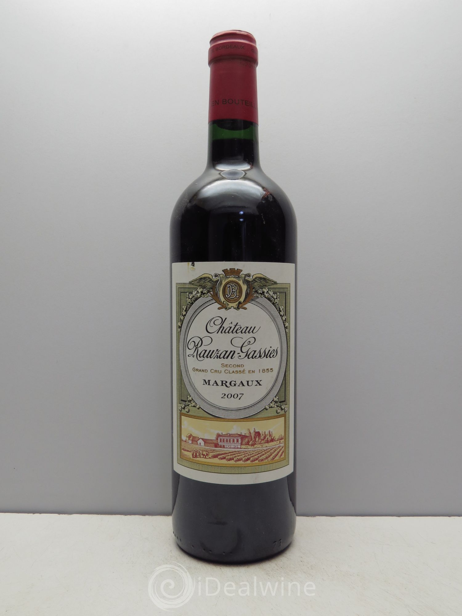 Château Rauzan-Gassies 2ème Grand Cru Classé 2007 - Lot de 1 bouteille - 0
