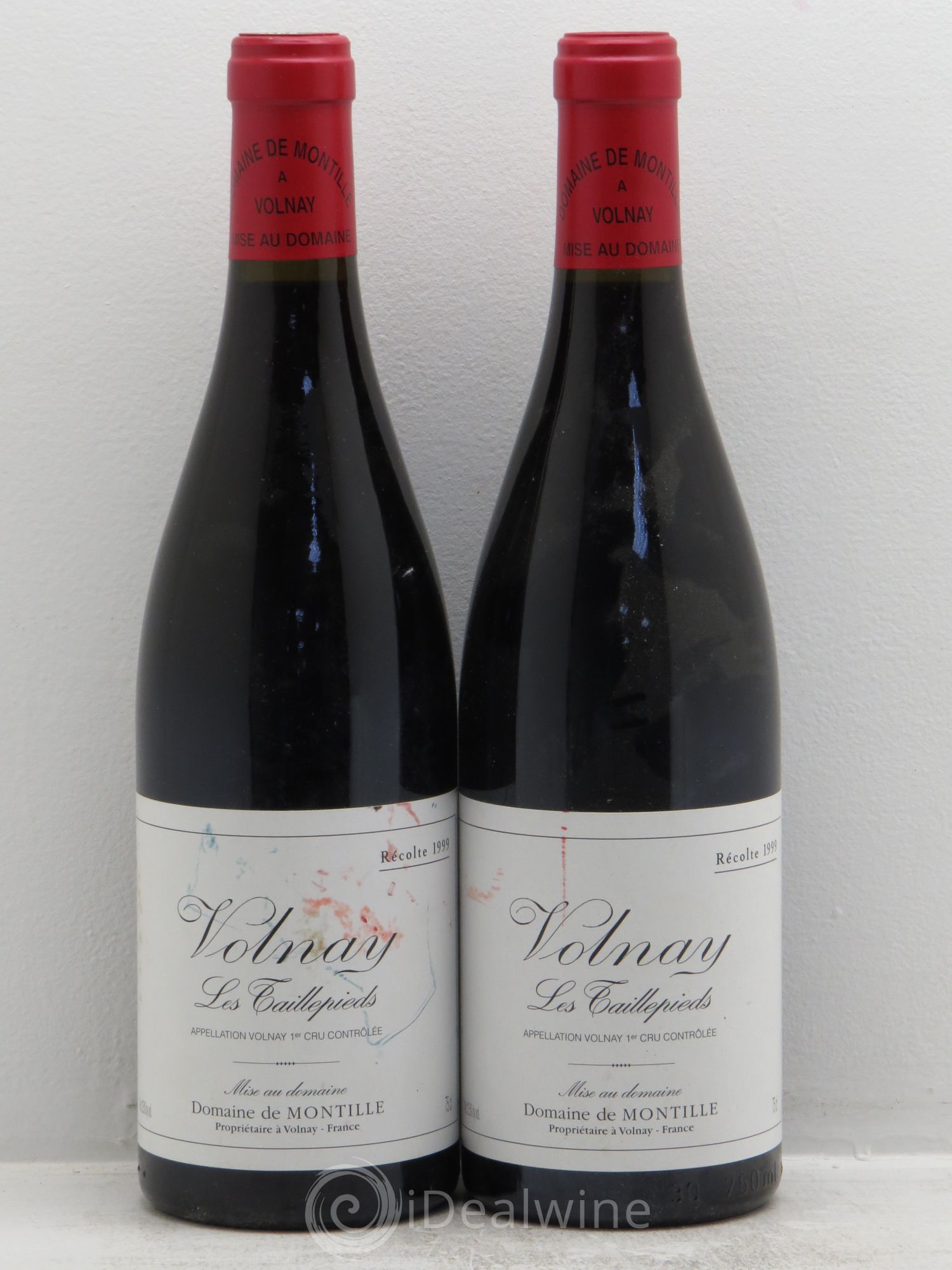 Volnay 1er Cru Les Taillepieds De Montille (Domaine) 1999 - Lot de 2 bouteilles - 0
