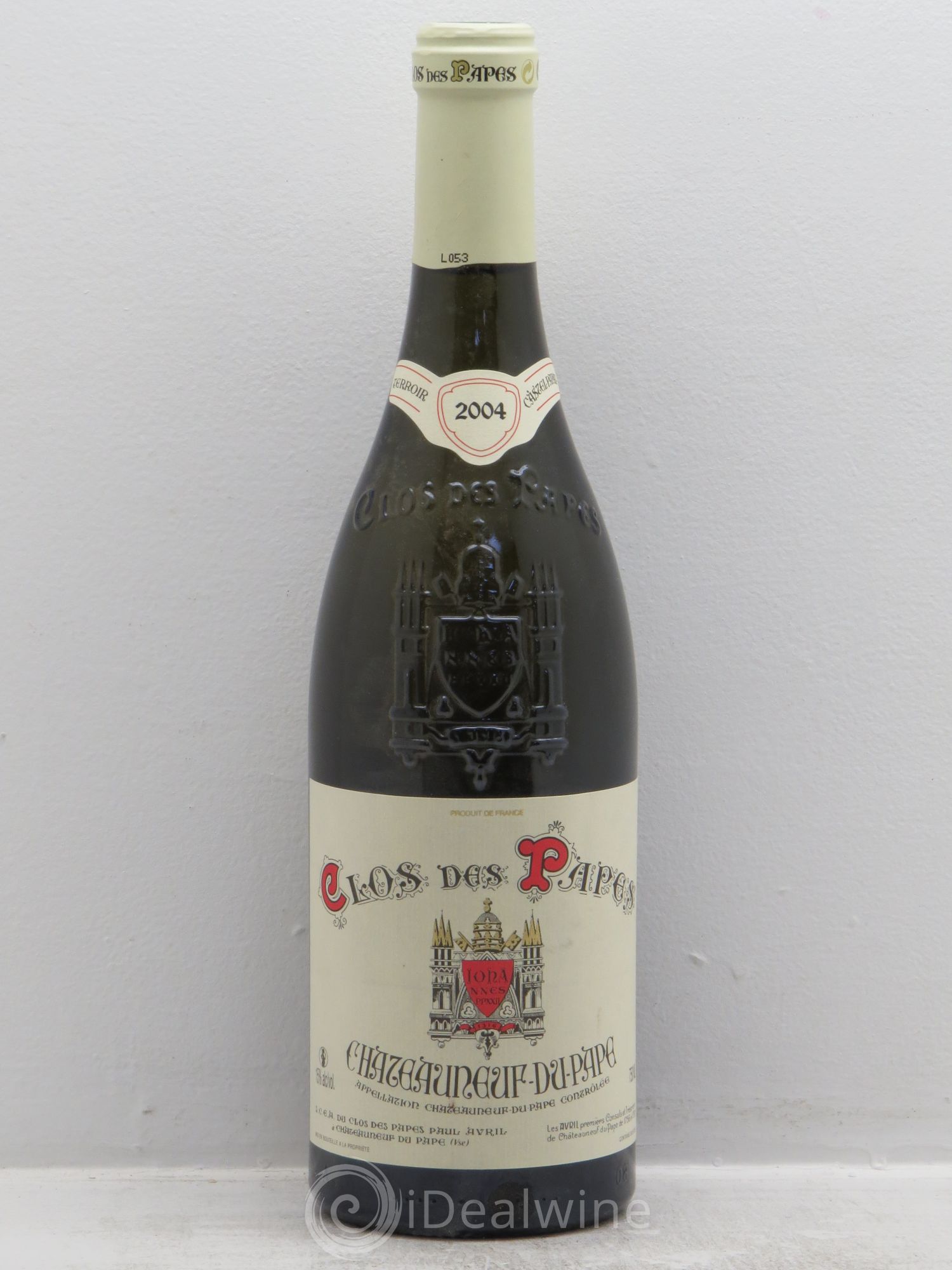 Châteauneuf-du-Pape Clos des Papes - Paul Avril 2004 - Posten von 1 Flasche - 0
