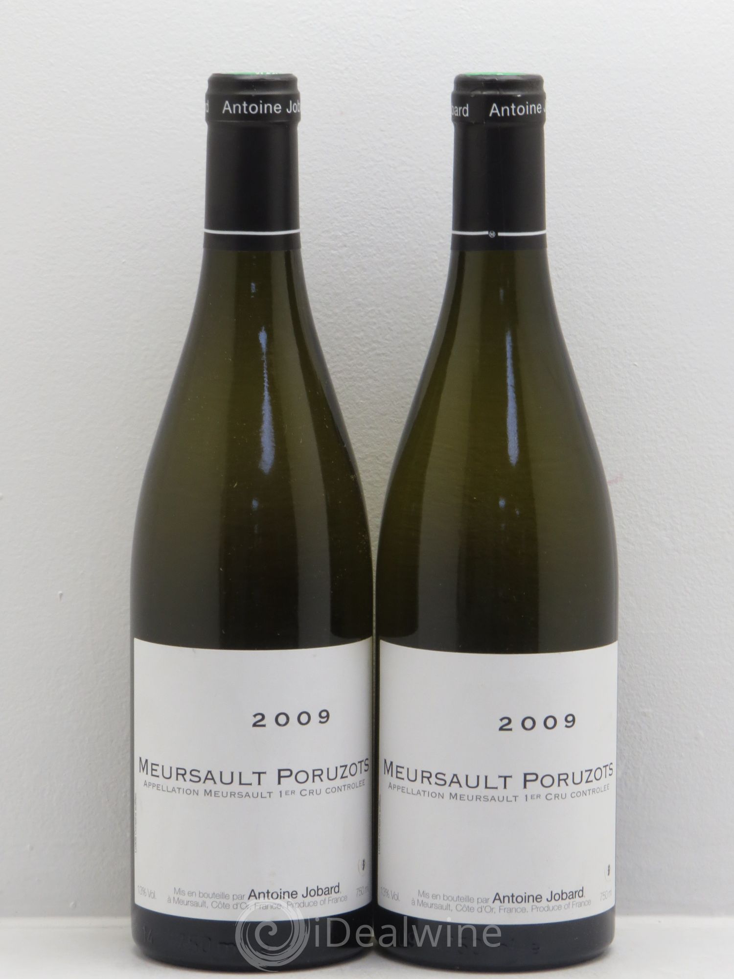 Meursault 1er Cru Poruzots François et Antoine Jobard (Domaine) 2009 - Lot de 2 bouteilles - 0