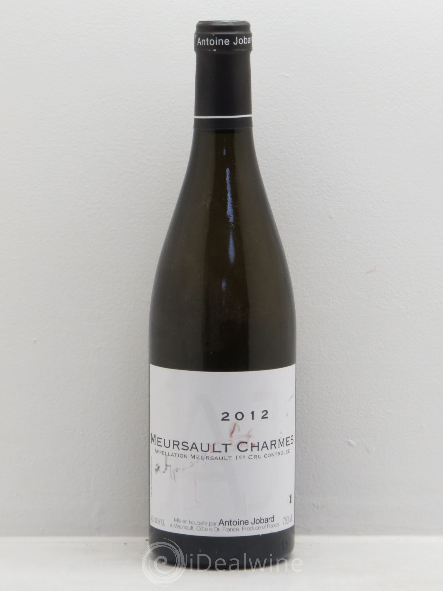 Meursault 1er Cru Charmes François et Antoine Jobard (Domaine) 2012 - Lot de 1 bouteille - 0