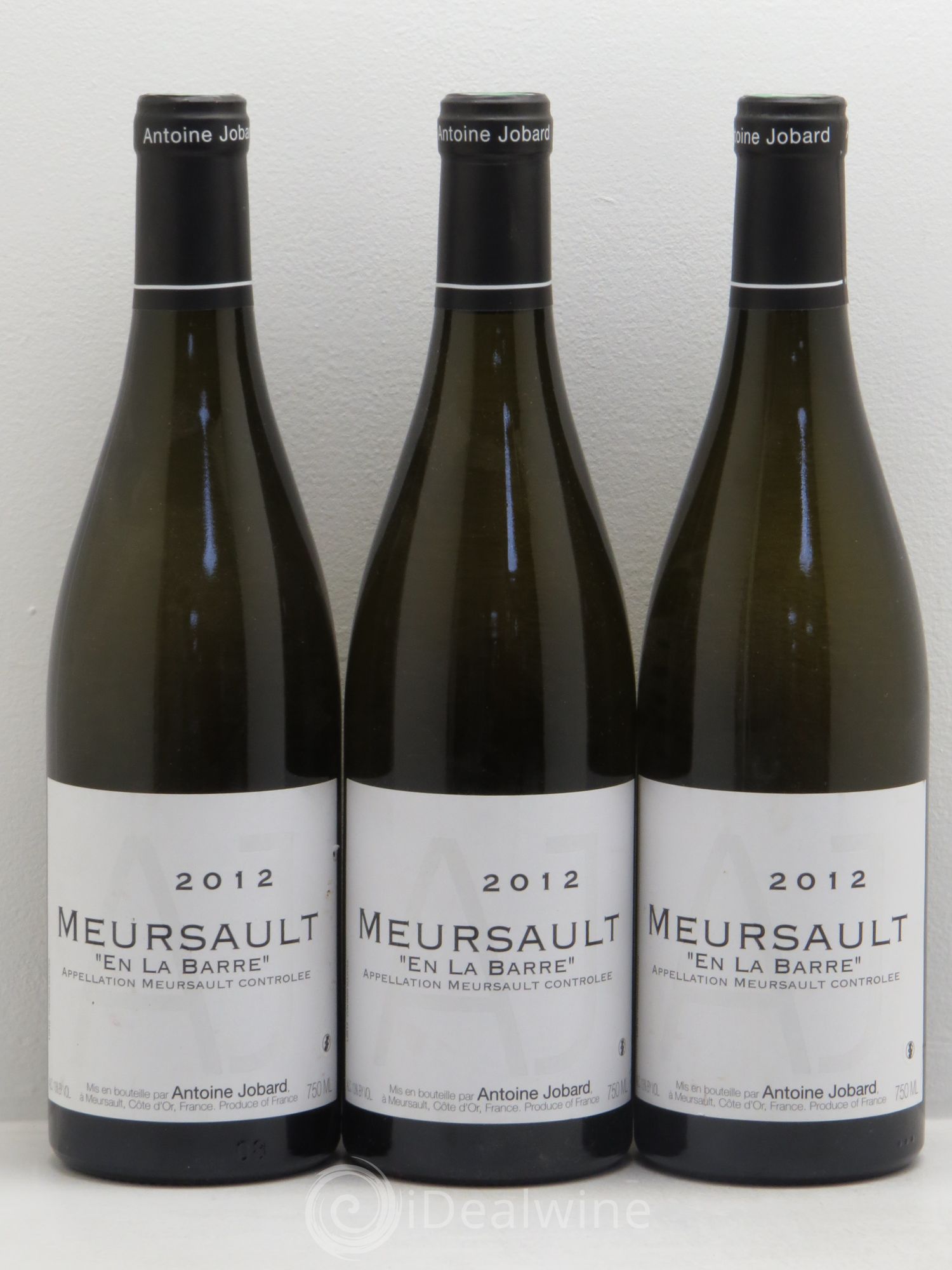 Meursault En la Barre François et Antoine Jobard (Domaine) 2012 - Lot de 3 bouteilles - 0