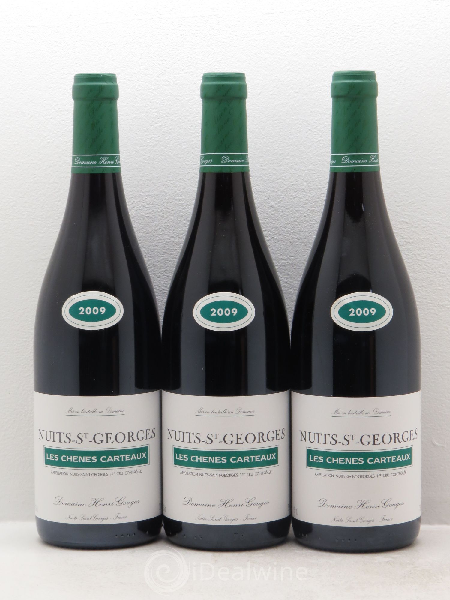 Nuits-Saint-Georges 1er Cru Les Chênes Carteaux Henri Gouges 2009 - Lot de 3 bouteilles - 0