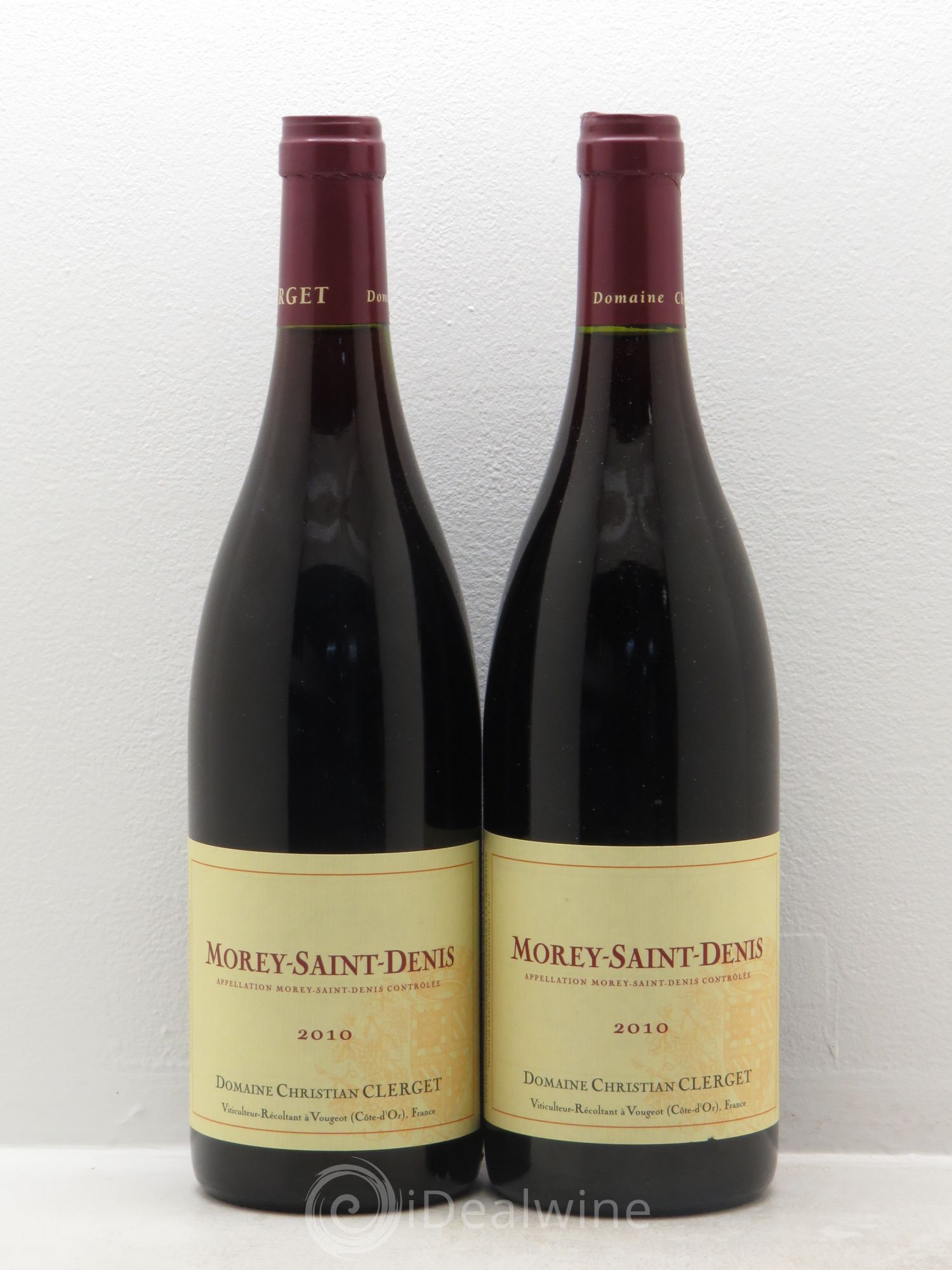 Morey-Saint-Denis Domaine Clerget 2010 - Lot de 2 bouteilles - 0