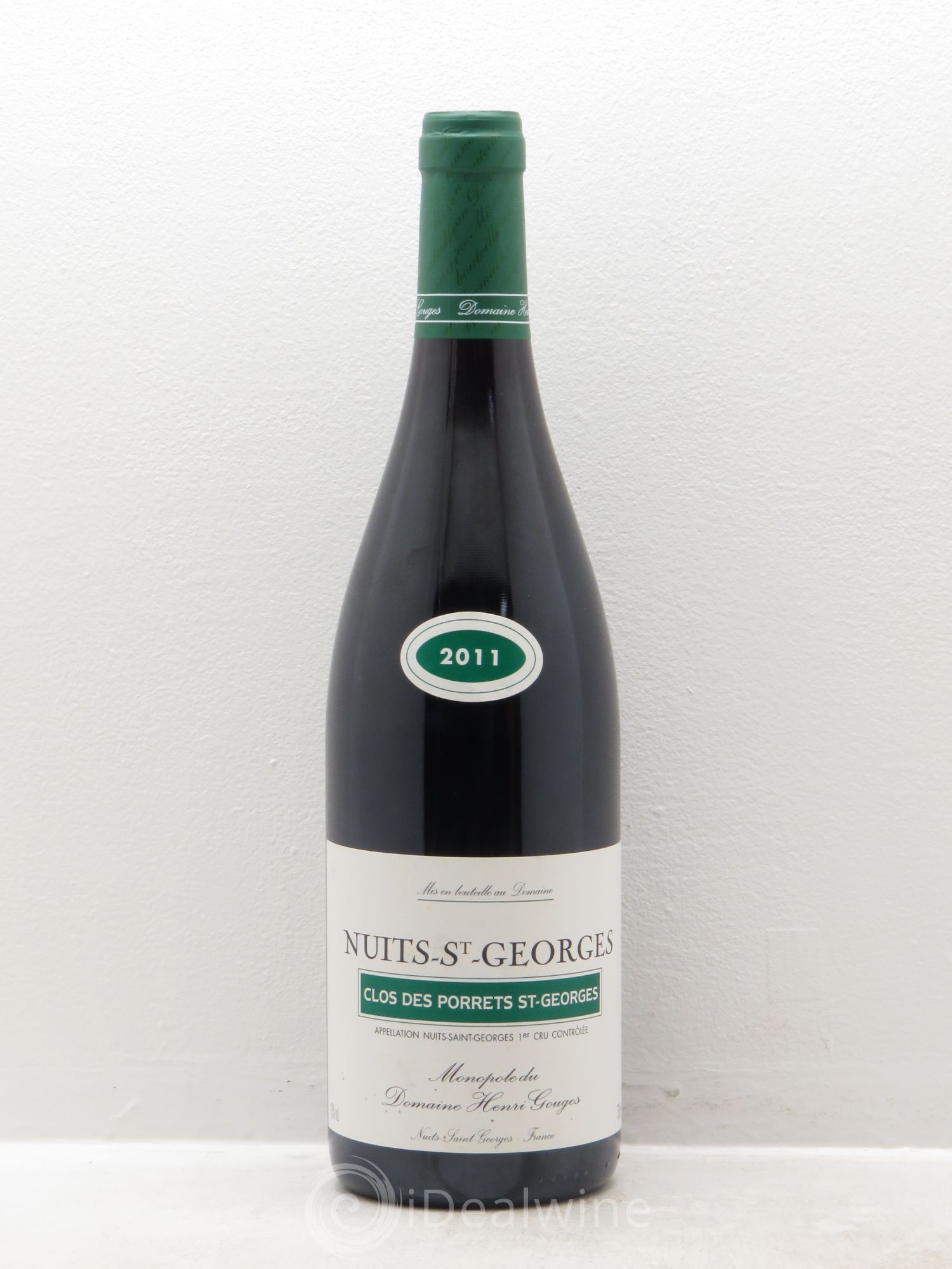 Nuits-Saint-Georges 1er Cru Clos des Porrets St Georges Henri Gouges 2011 - Lot of 6 bottles - 0