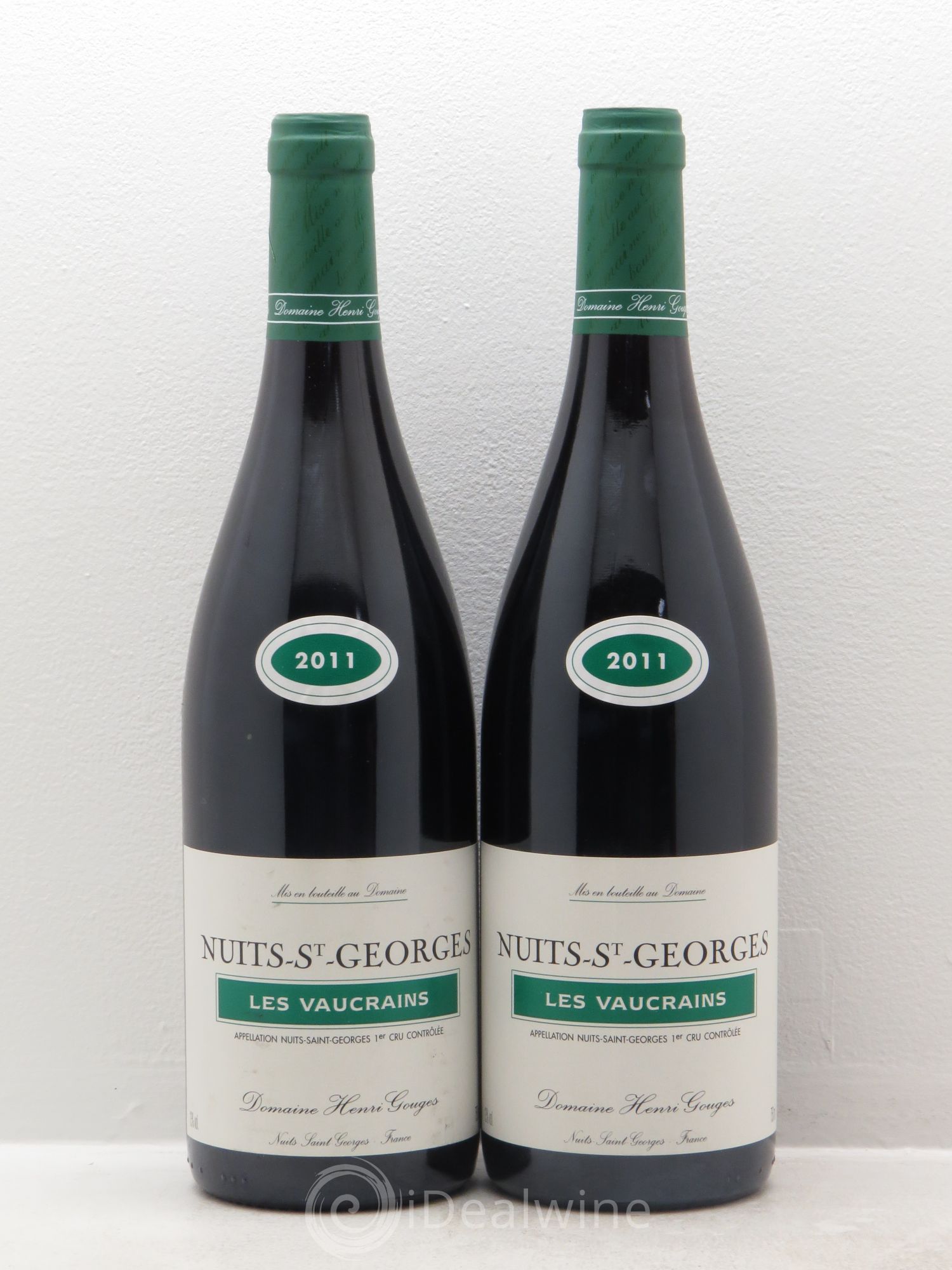 Nuits-Saint-Georges 1er Cru Les Vaucrains Henri Gouges 2011 - Posten von 2 Flaschen - 0
