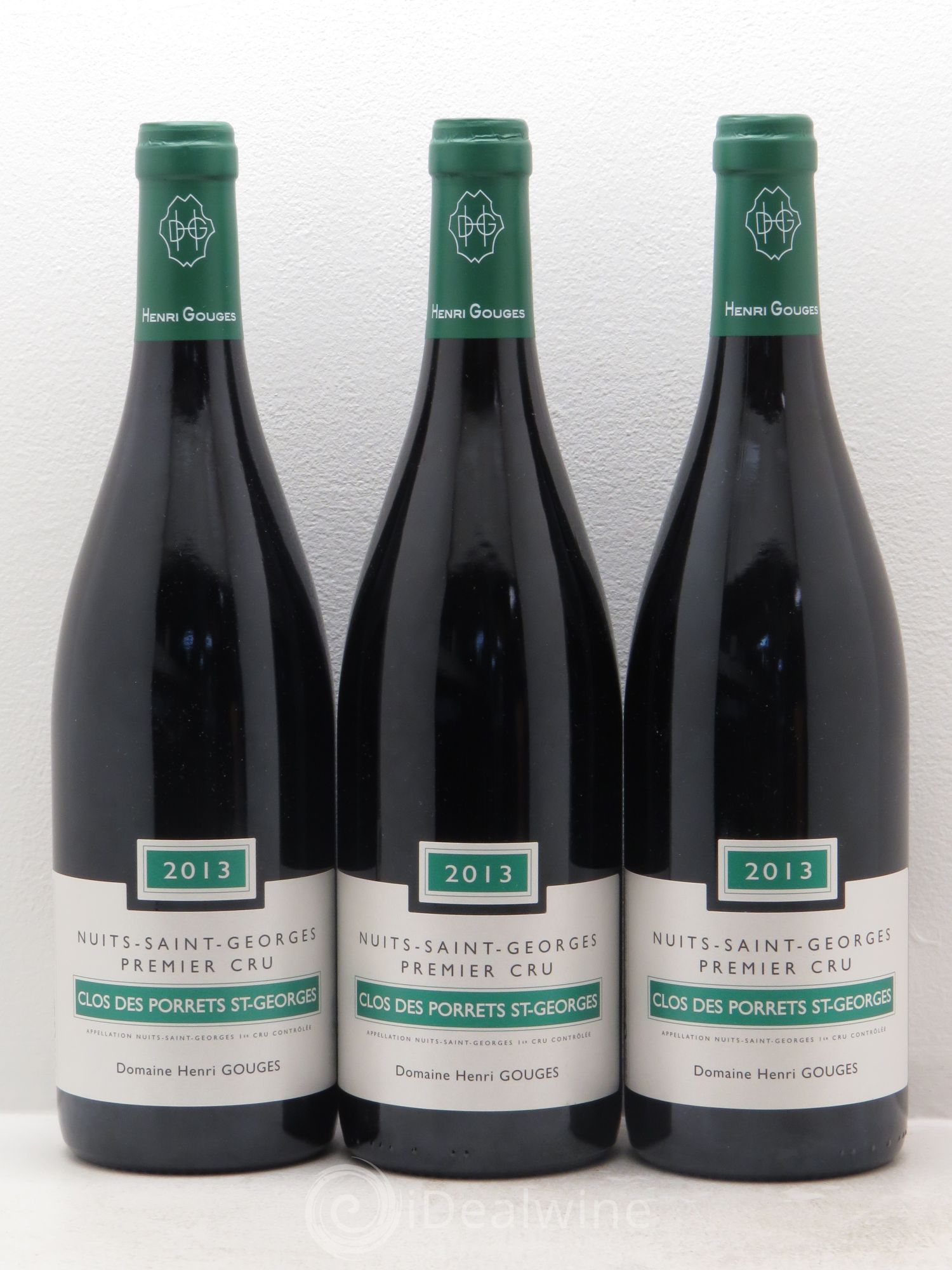 Nuits-Saint-Georges 1er Cru Clos des Porrets St Georges Henri Gouges 2013 - Lot de 3 bouteilles - 0