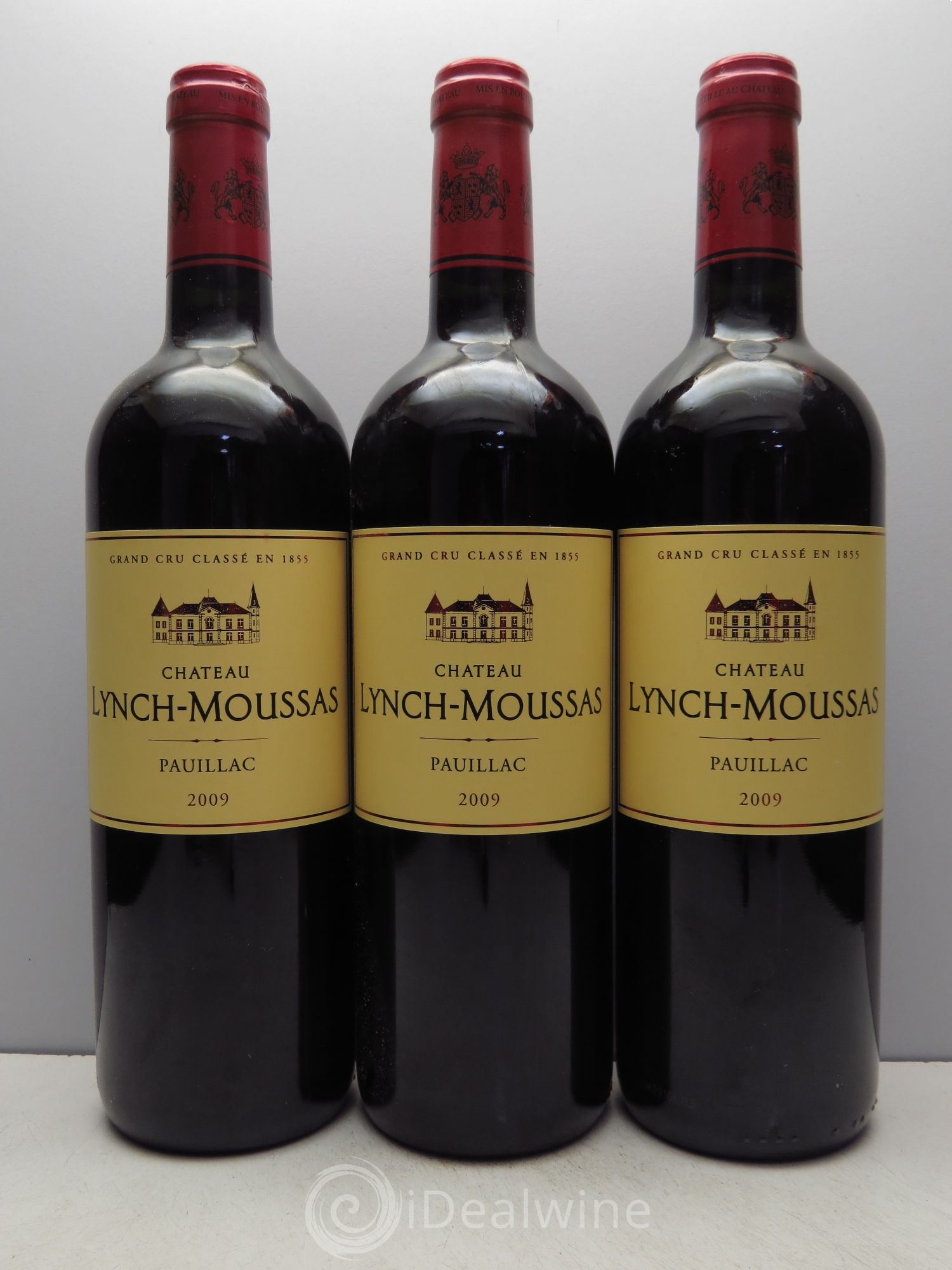 Château Lynch Moussas 5ème Grand Cru Classé 2009 - Lot de 3 bouteilles - 0