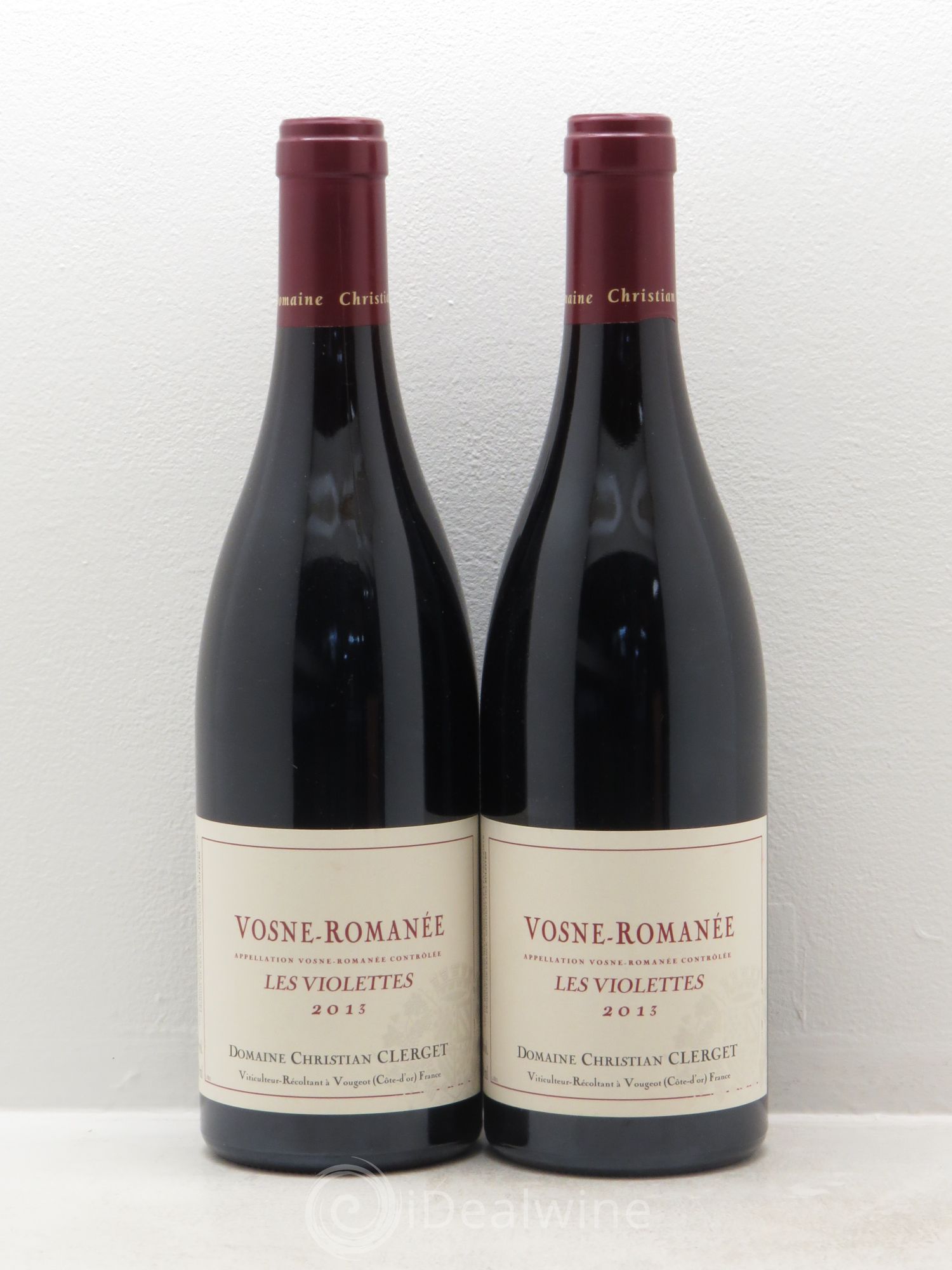 Vosne-Romanée Les Violettes Christian Clerget (sans prix de réserve) 2013 - Lot de 2 bouteilles - 0