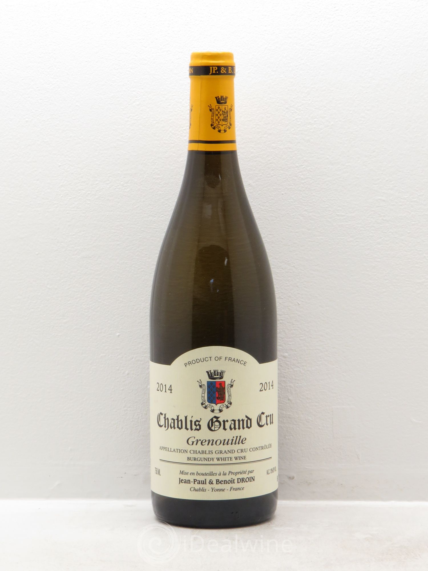 Chablis Grand Cru Grenouilles Jean-Paul & Benoît Droin (Domaine) 2014 - Lot de 6 bouteilles - 0
