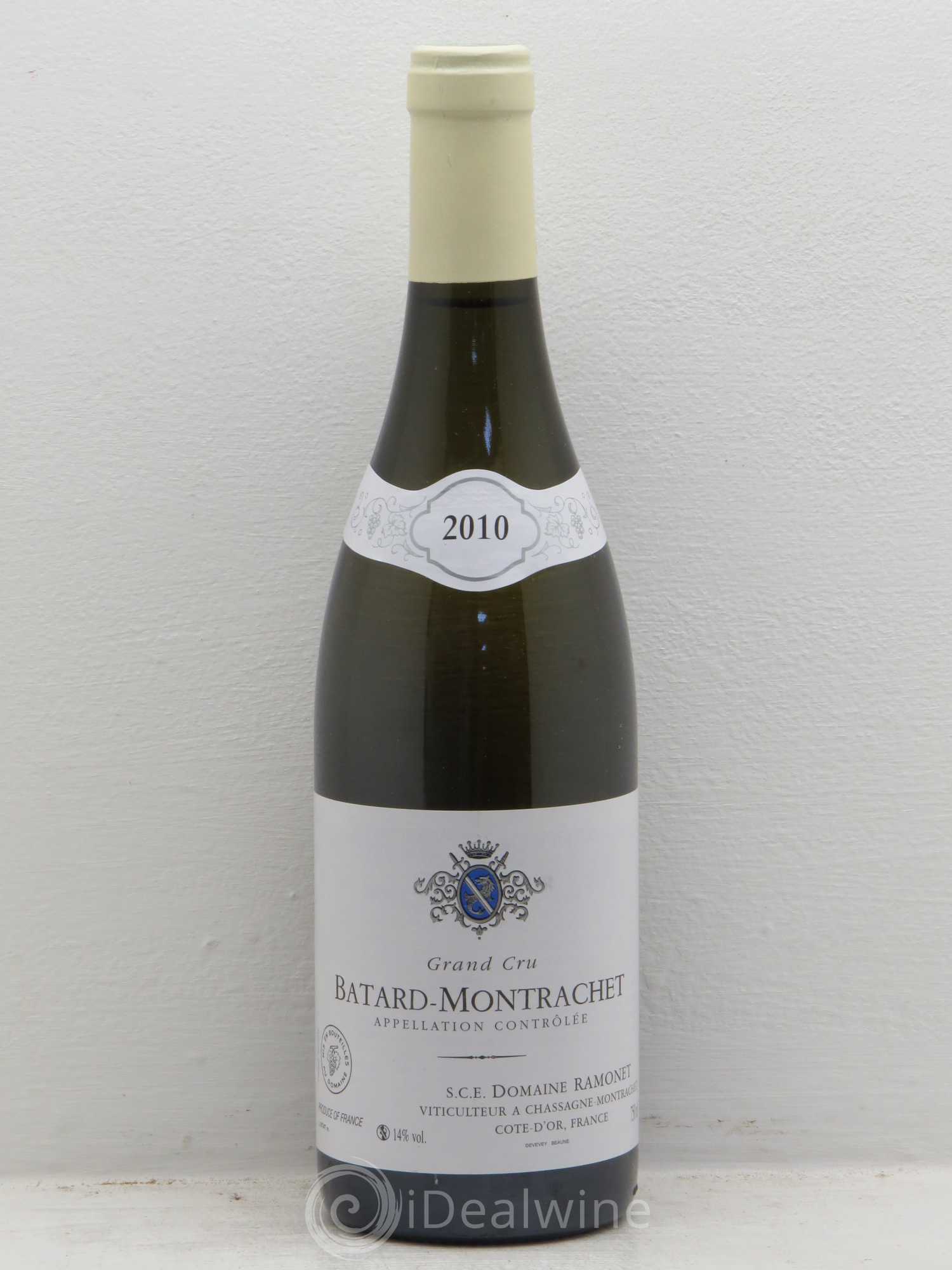 Bâtard-Montrachet Grand Cru Ramonet (Domaine) 2010 - Lot de 1 bouteille - 0