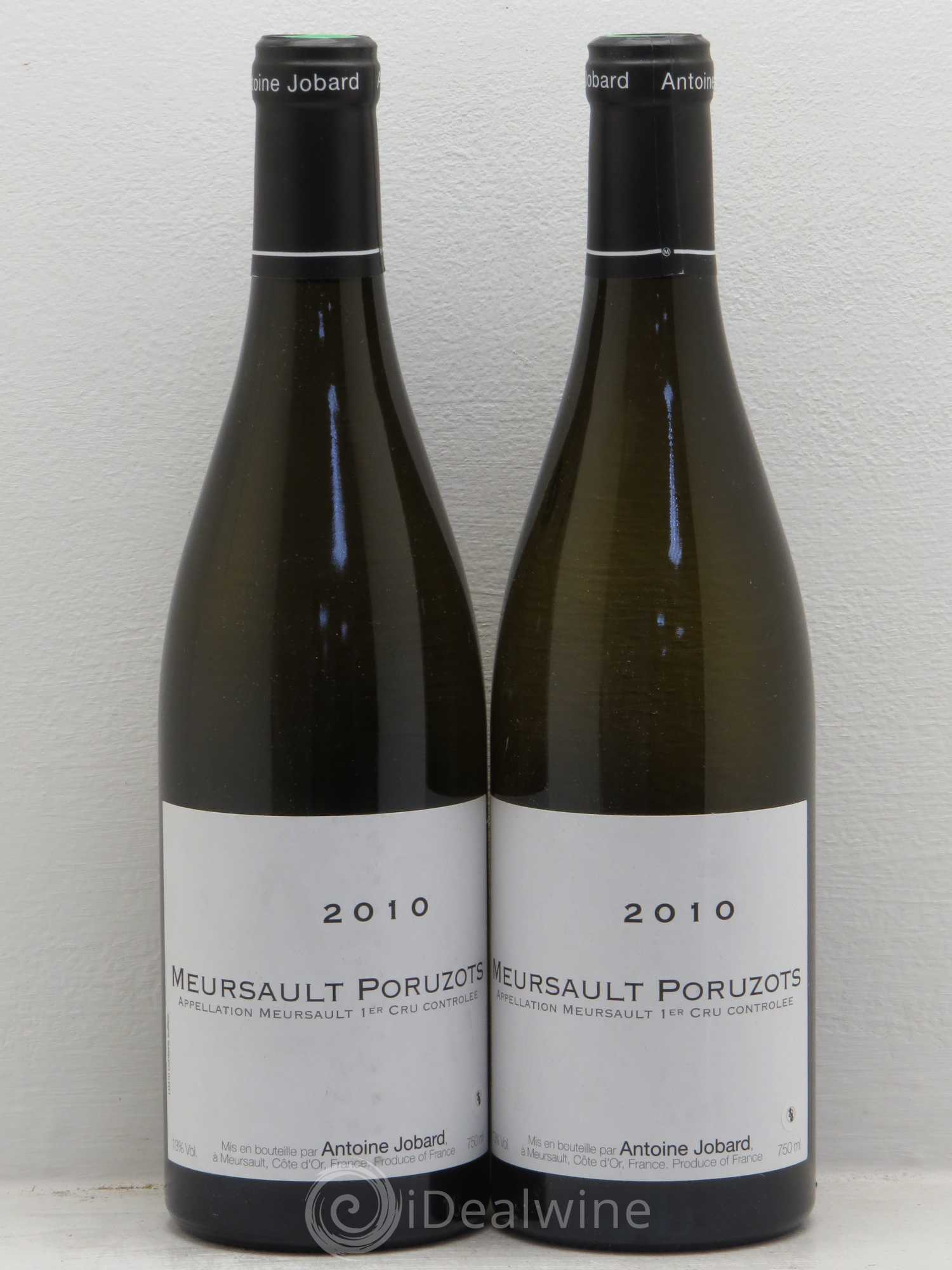 Meursault 1er Cru Poruzots François et Antoine Jobard (Domaine) 2010 - Lot de 2 bouteilles - 0