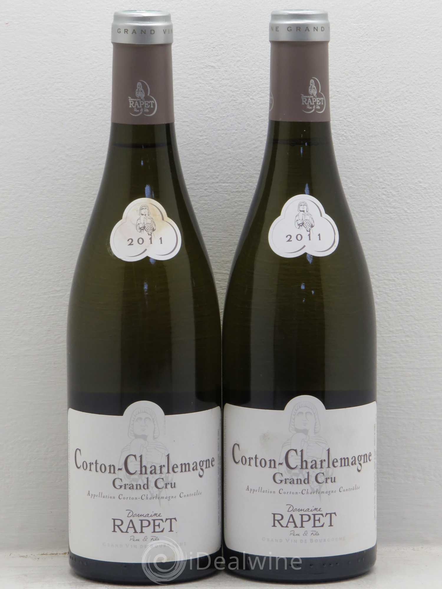Corton-Charlemagne Grand Cru Rapet Père & Fils 2011 - Posten von 2 Flaschen - 0