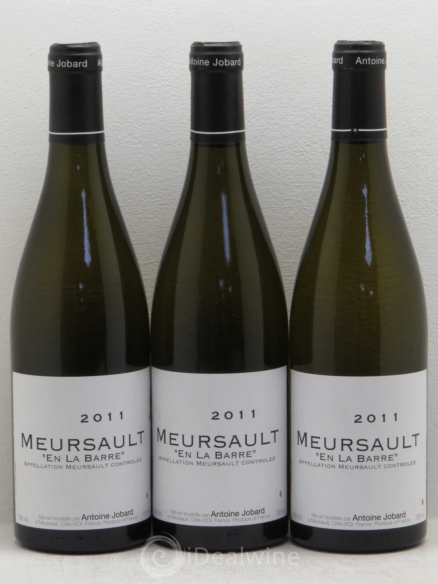 Meursault En la Barre François et Antoine Jobard (Domaine) 2011 - Lot de 3 bouteilles - 0