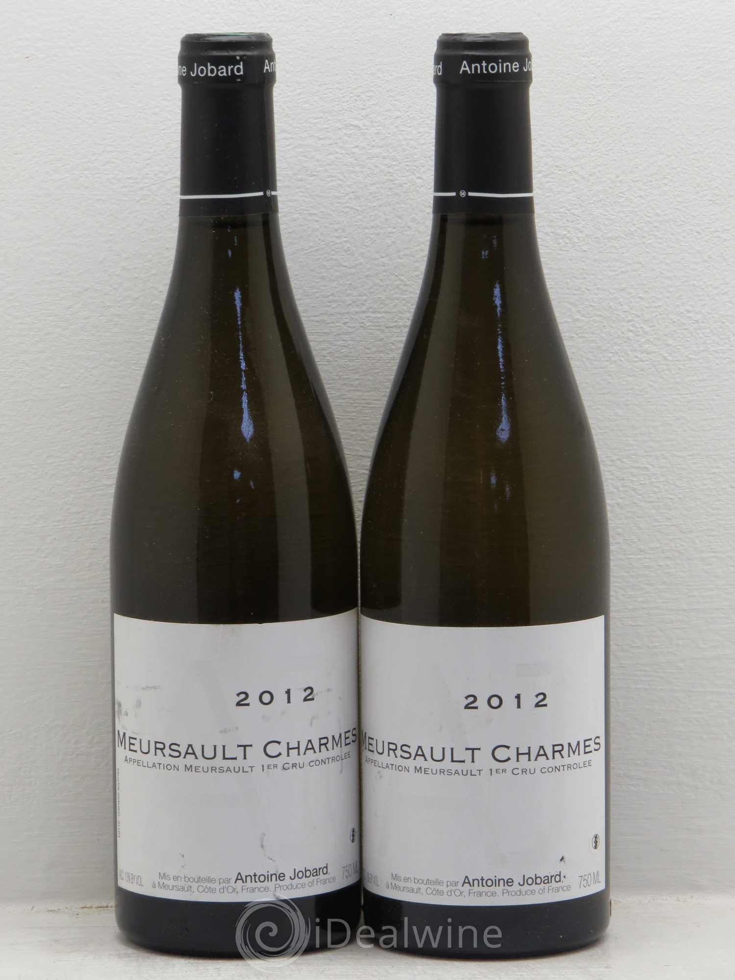 Meursault 1er Cru Charmes François et Antoine Jobard (Domaine) 2012 - Lot de 2 bouteilles - 0