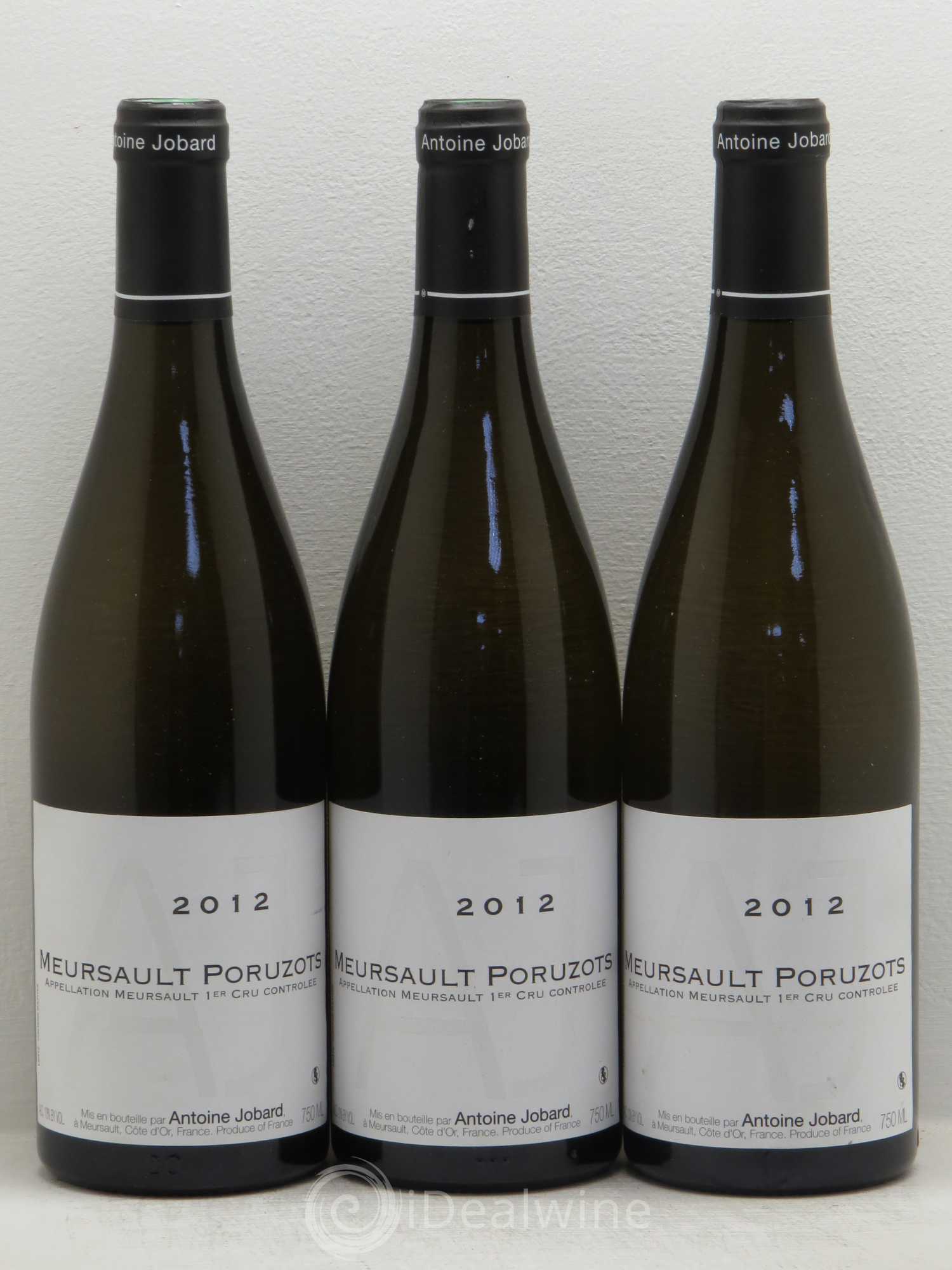 Meursault 1er Cru Poruzots François et Antoine Jobard (Domaine) 2012 - Lot de 3 bouteilles - 0