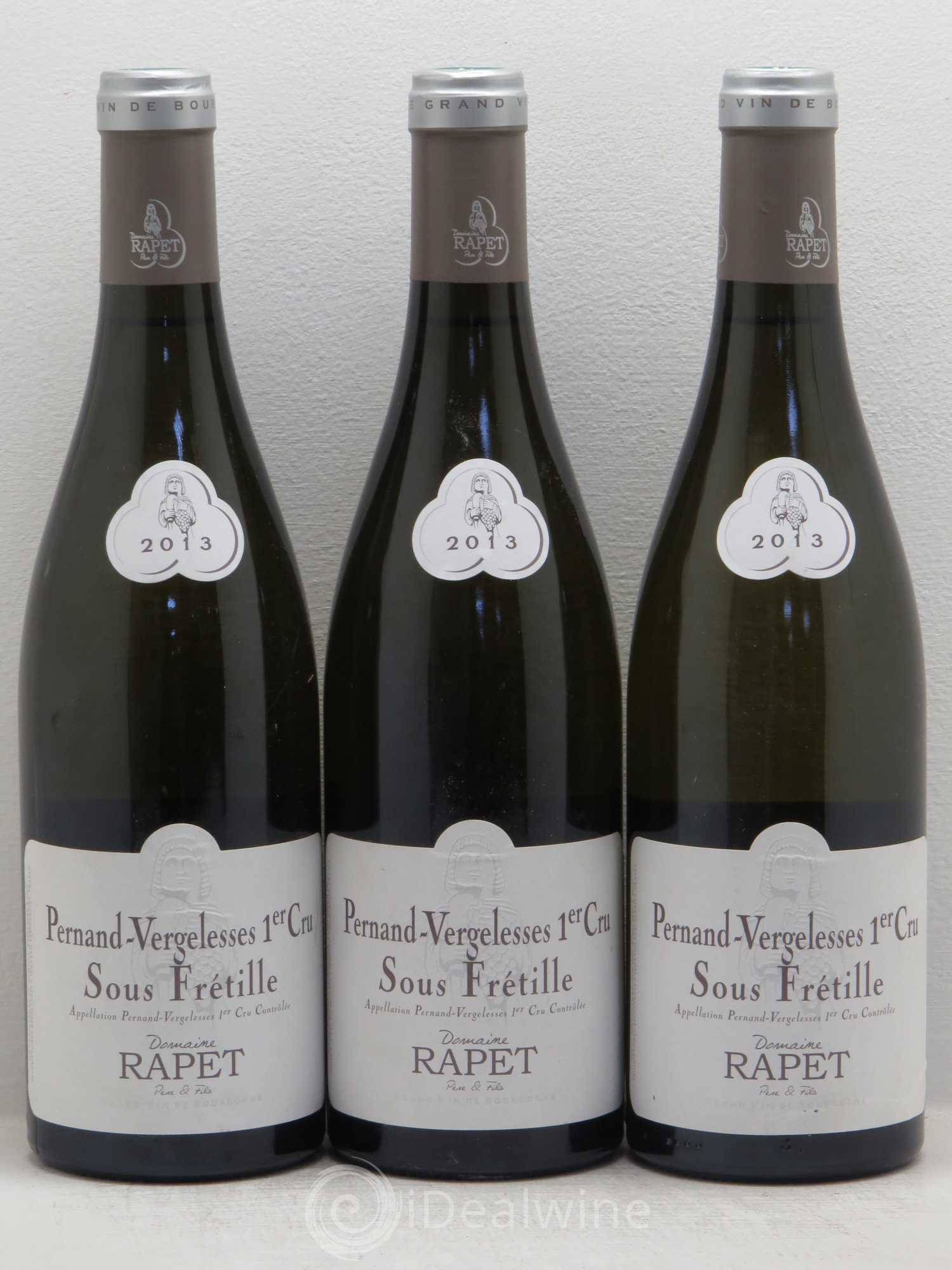 Pernand-Vergelesses 1er Cru Sous Frétilles 2013 - Posten von 3 Flaschen - 0