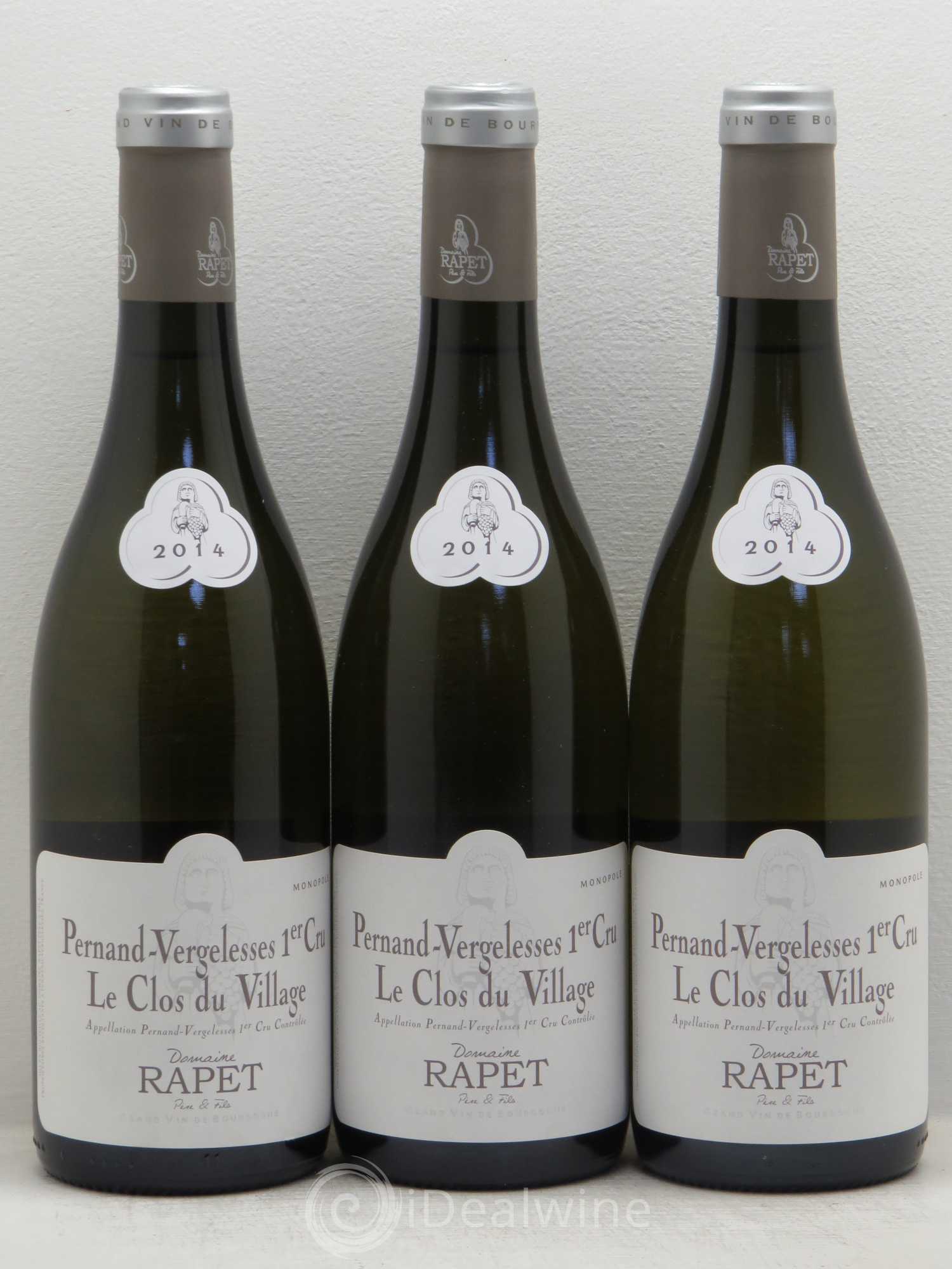 Pernand-Vergelesses 1er Cru Clos du Village 2014 - Posten von 3 Flaschen - 0