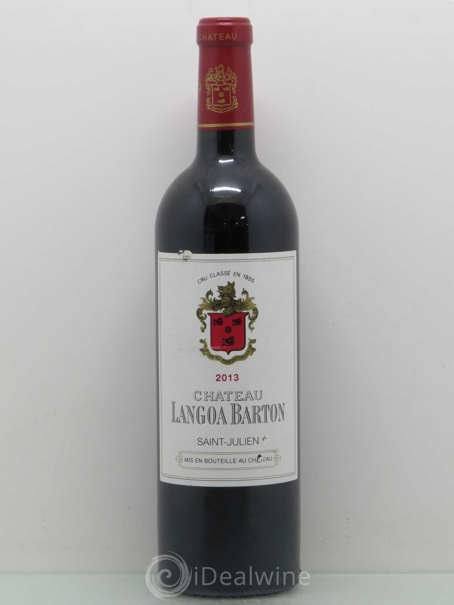 Château Langoa Barton 3ème Grand Cru Classé 2013 - Lot de 1 bouteille - 0