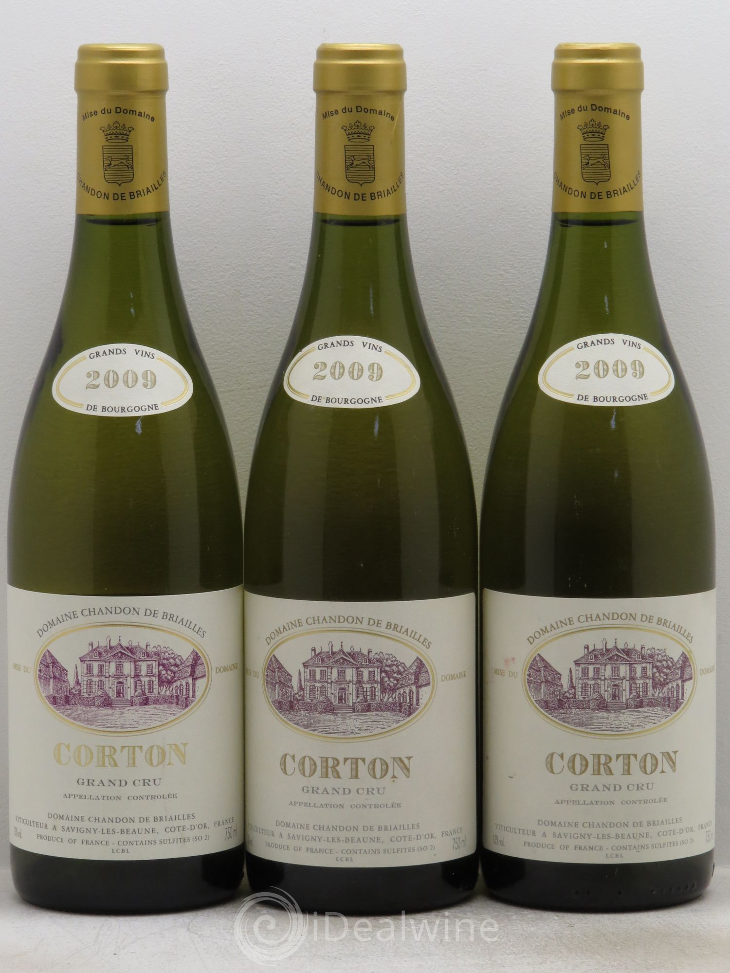 Corton Grand Cru Chandon de Briailles 2009 - Posten von 3 Flaschen - 0