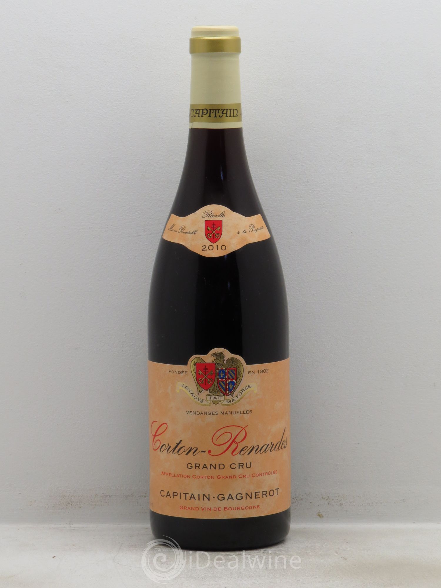 Corton Grand Cru Capitain Gagnerot 2010 - Lot de 1 bouteille - 0