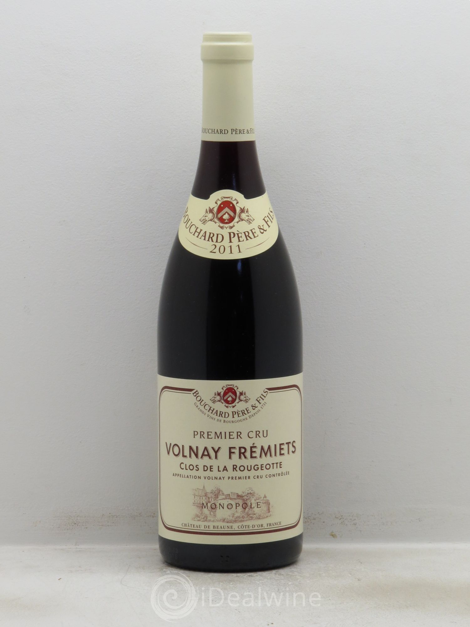 Volnay 1er Cru Frémiets - Clos de la Rougeotte Bouchard Père & Fils 2011 - Lot de 1 bouteille - 0